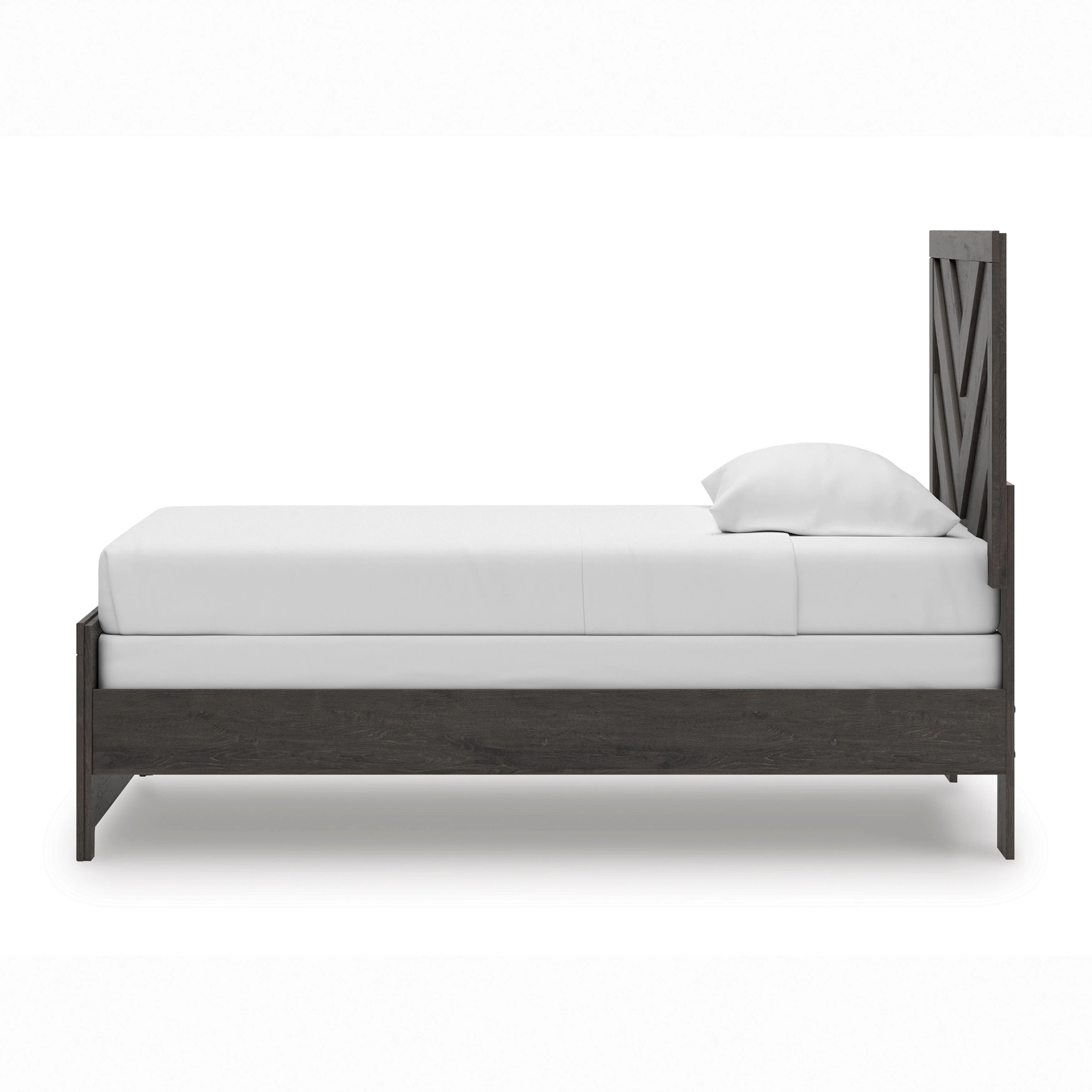 Prendonea Charcoal Twin Panel Bed - Image 6