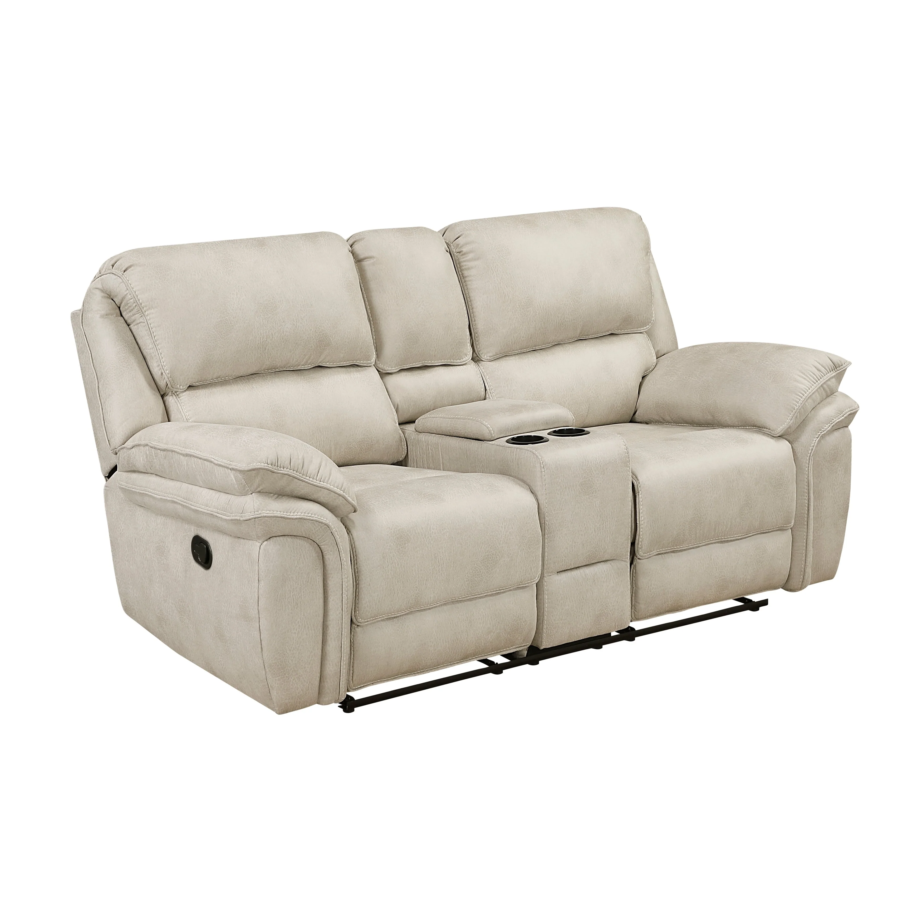 Proctor Pawter Double Reclining Loveseat with Center Console