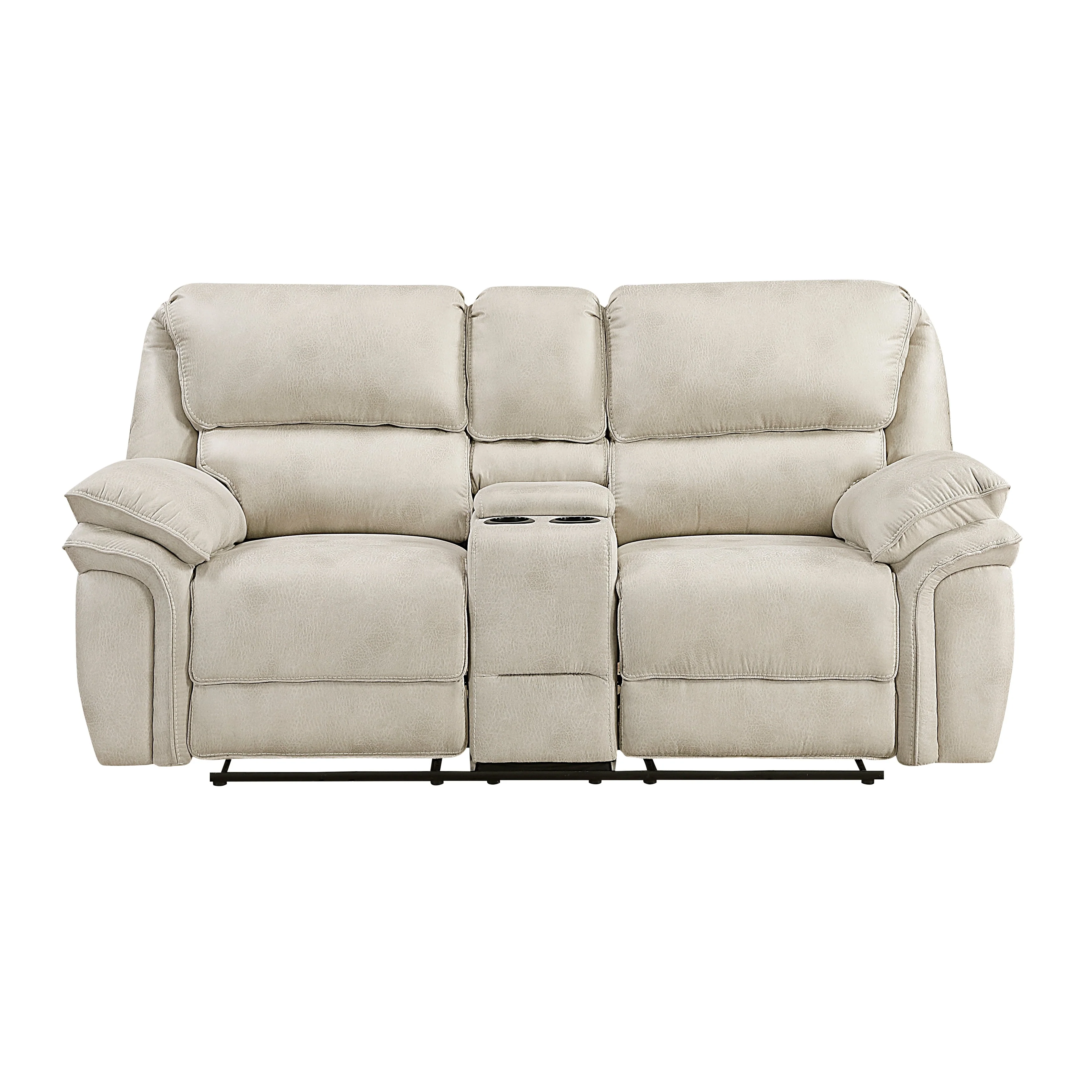 Proctor Pawter Double Reclining Loveseat with Center Console - Image 10