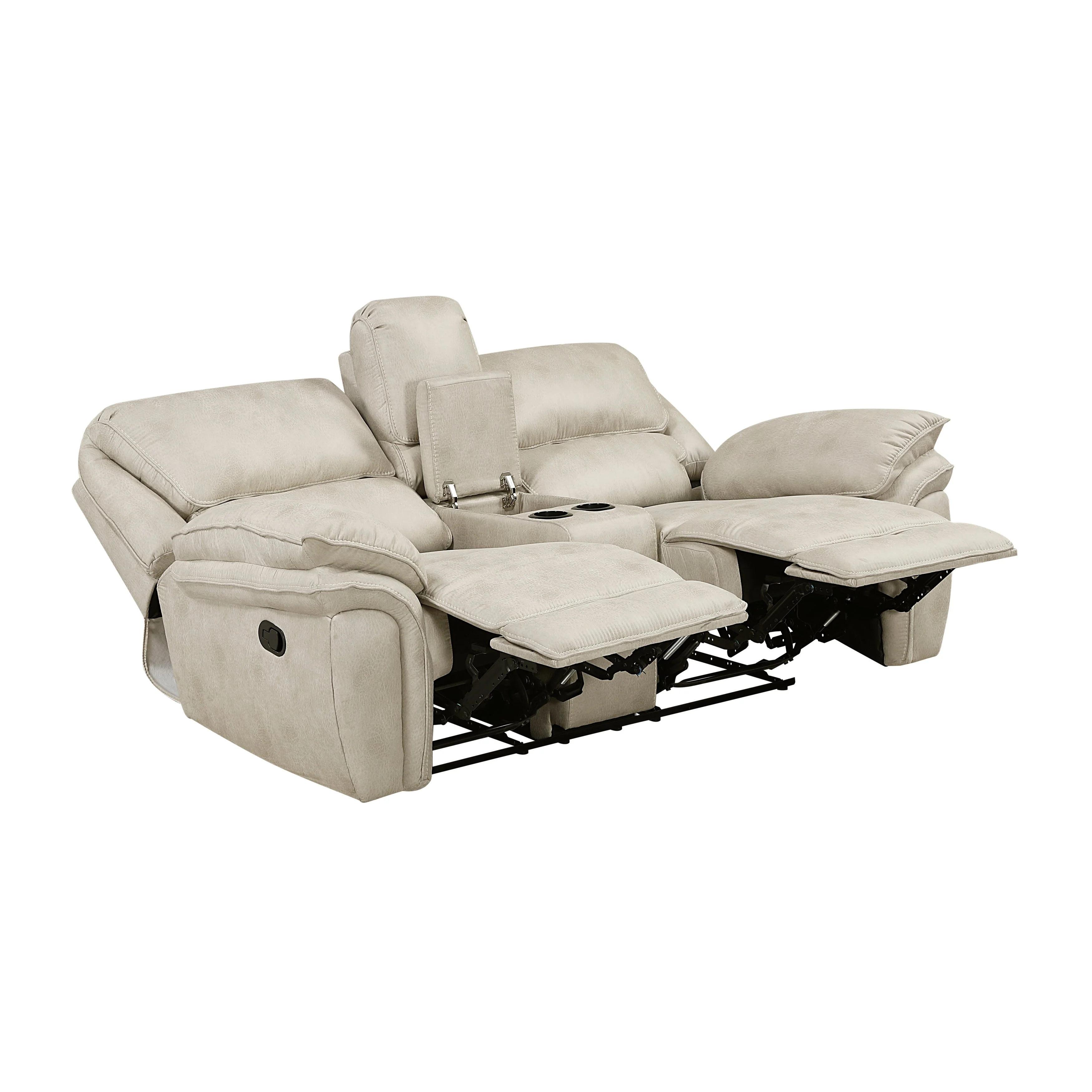 Proctor Pawter Double Reclining Loveseat with Center Console - Image 4