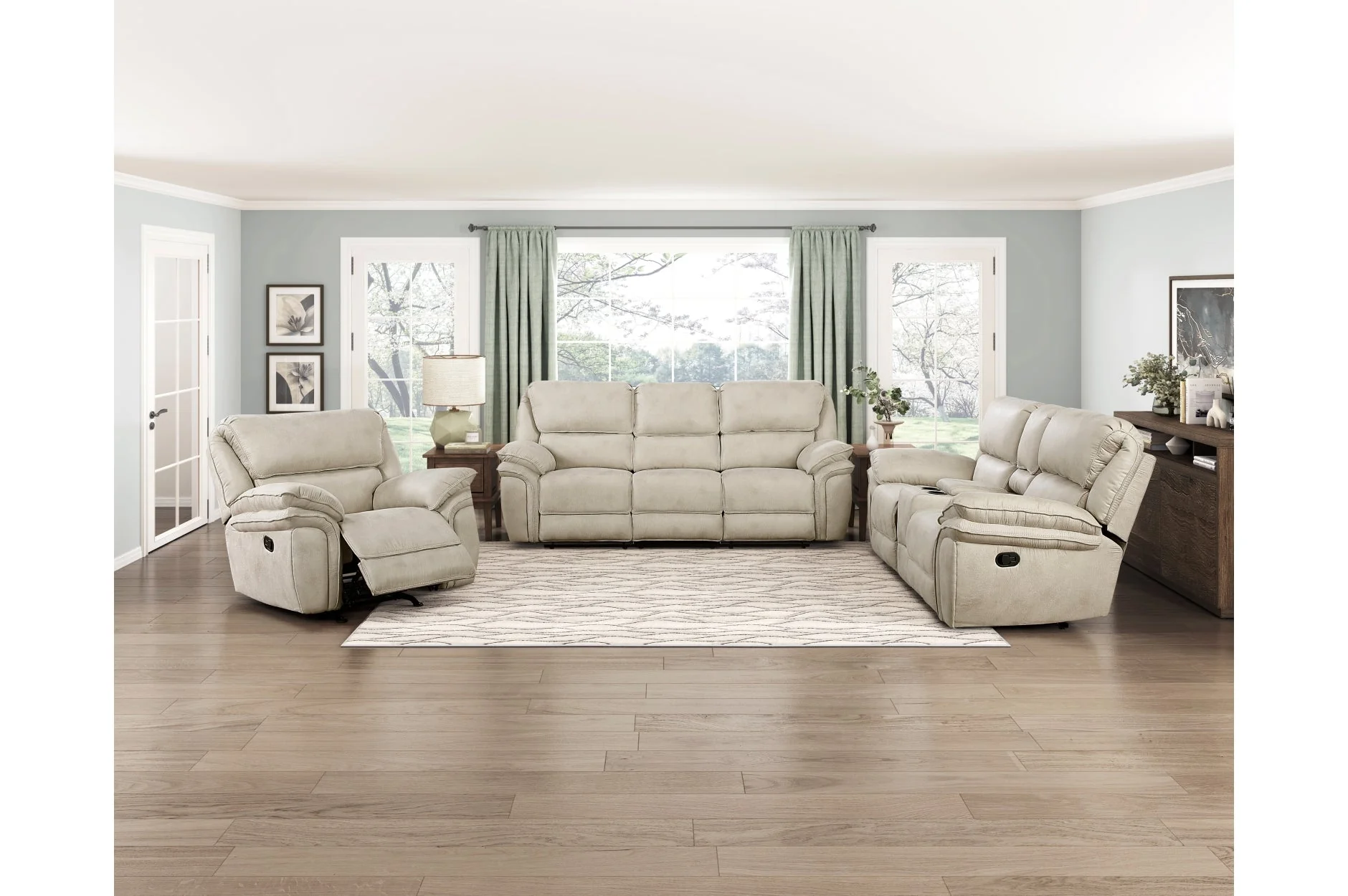Proctor Pawter Double Reclining Sofa - Image 8