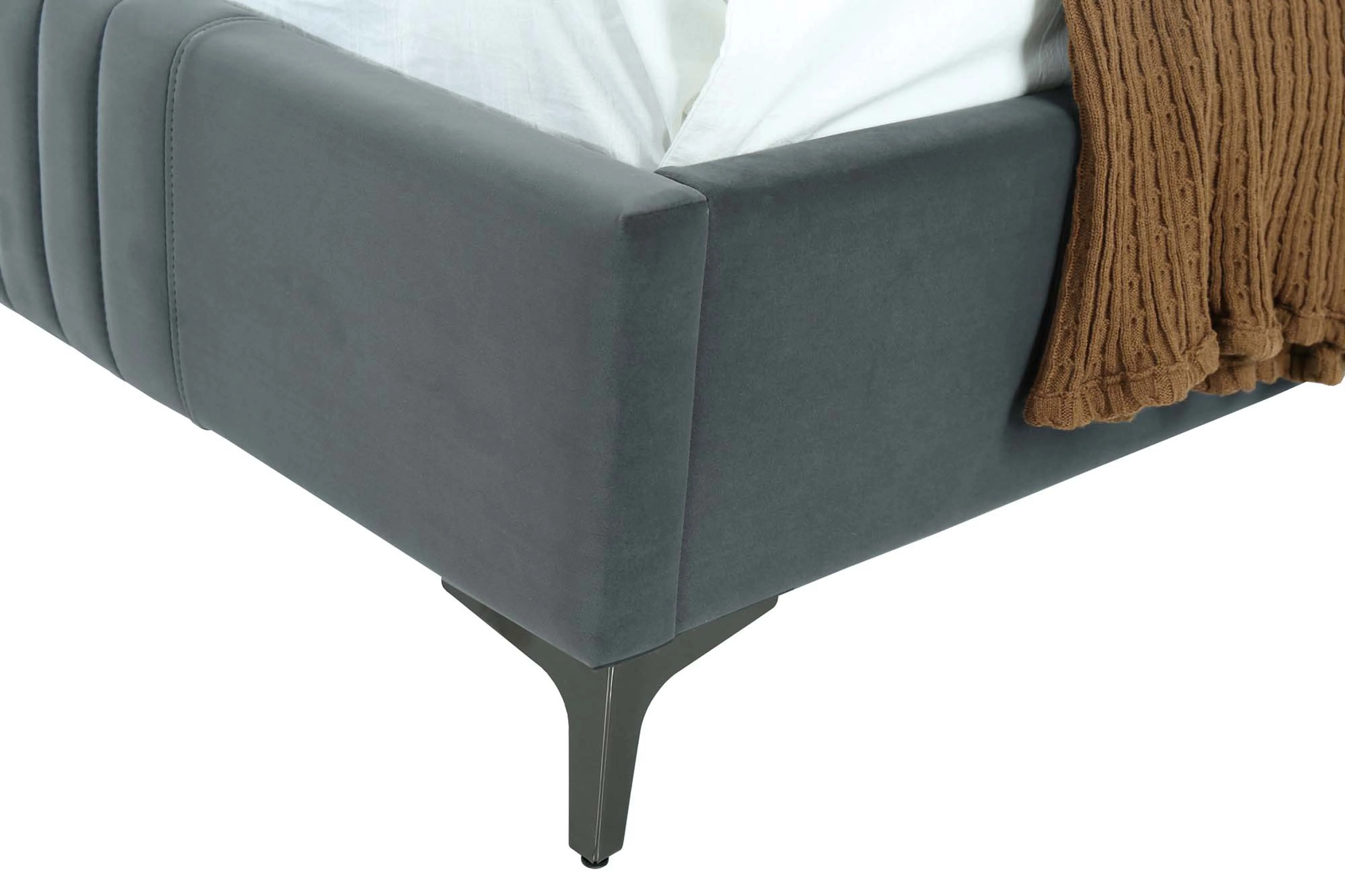 Promenade 48" Bed in Grey - Image 6