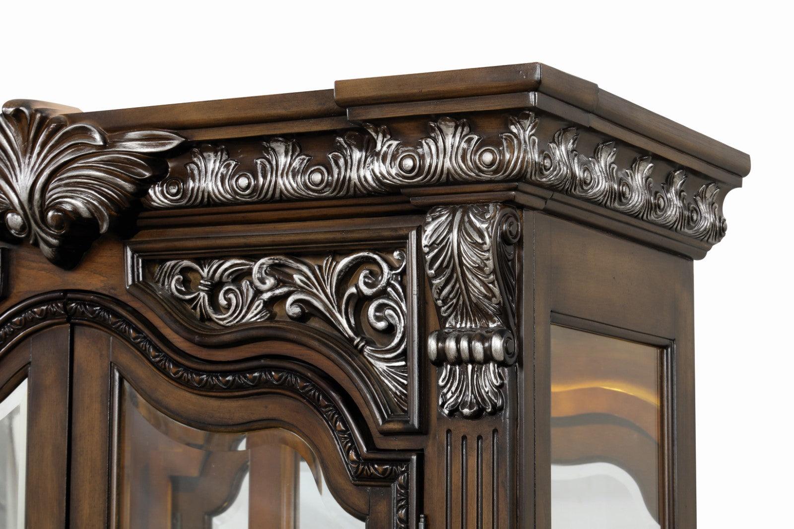 Promenade Dark Brown Curio Cabinet - Image 4