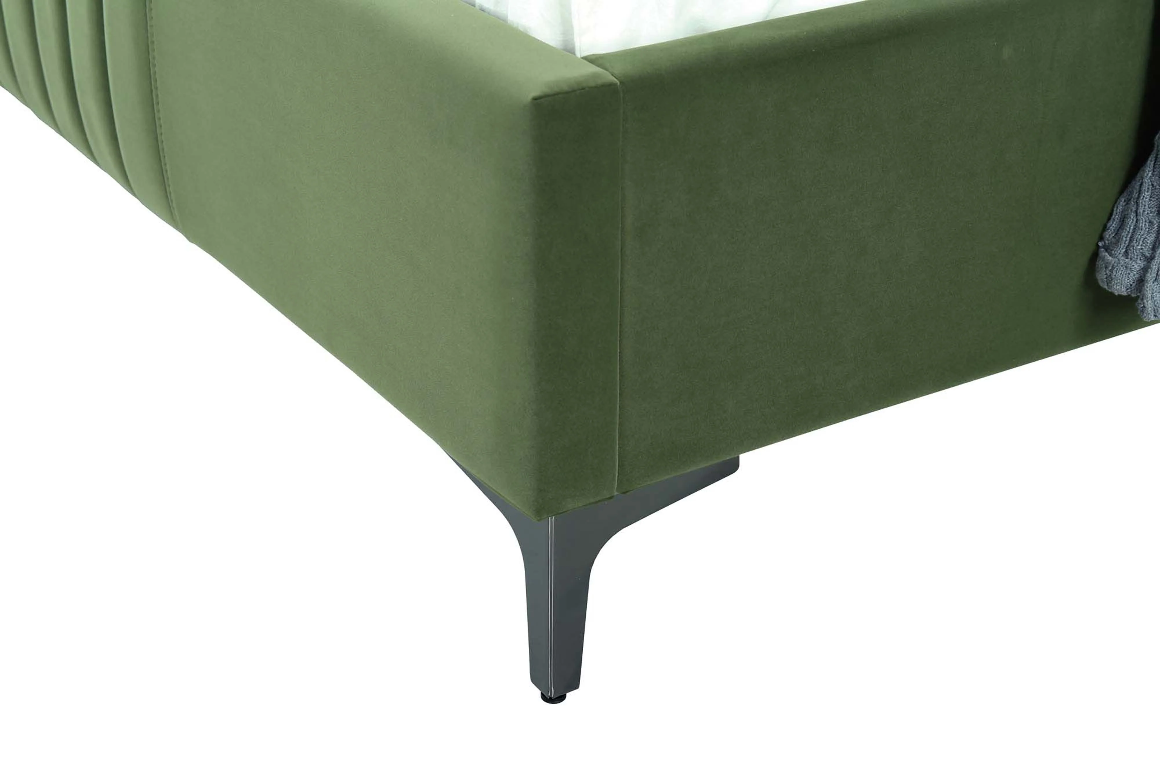 Promenade Full- Size Bed in Moss Green - Image 6