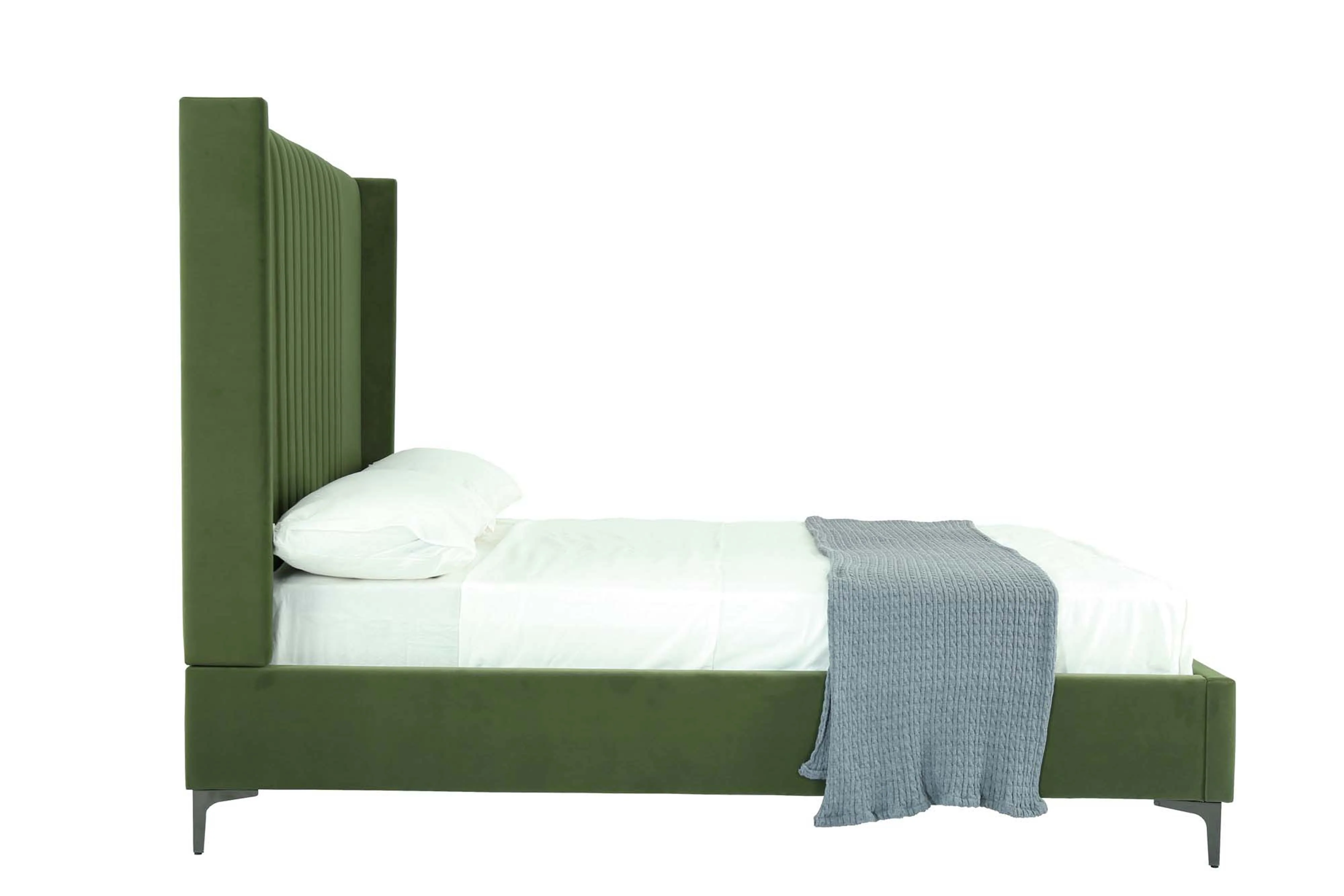 Promenade Full- Size Bed in Moss Green - Image 8
