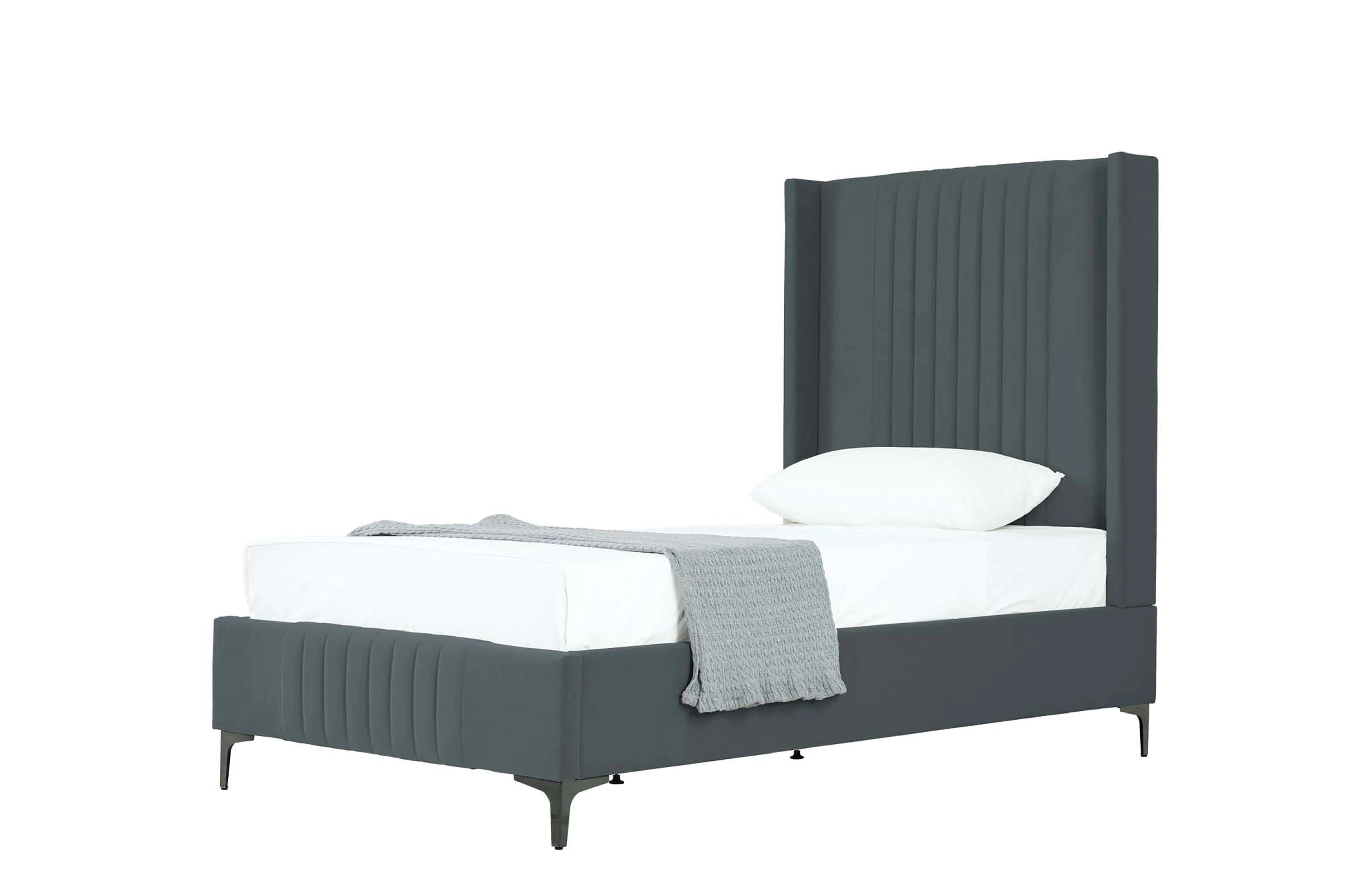 Promenade Twin-Size Bed in Grey - Image 10