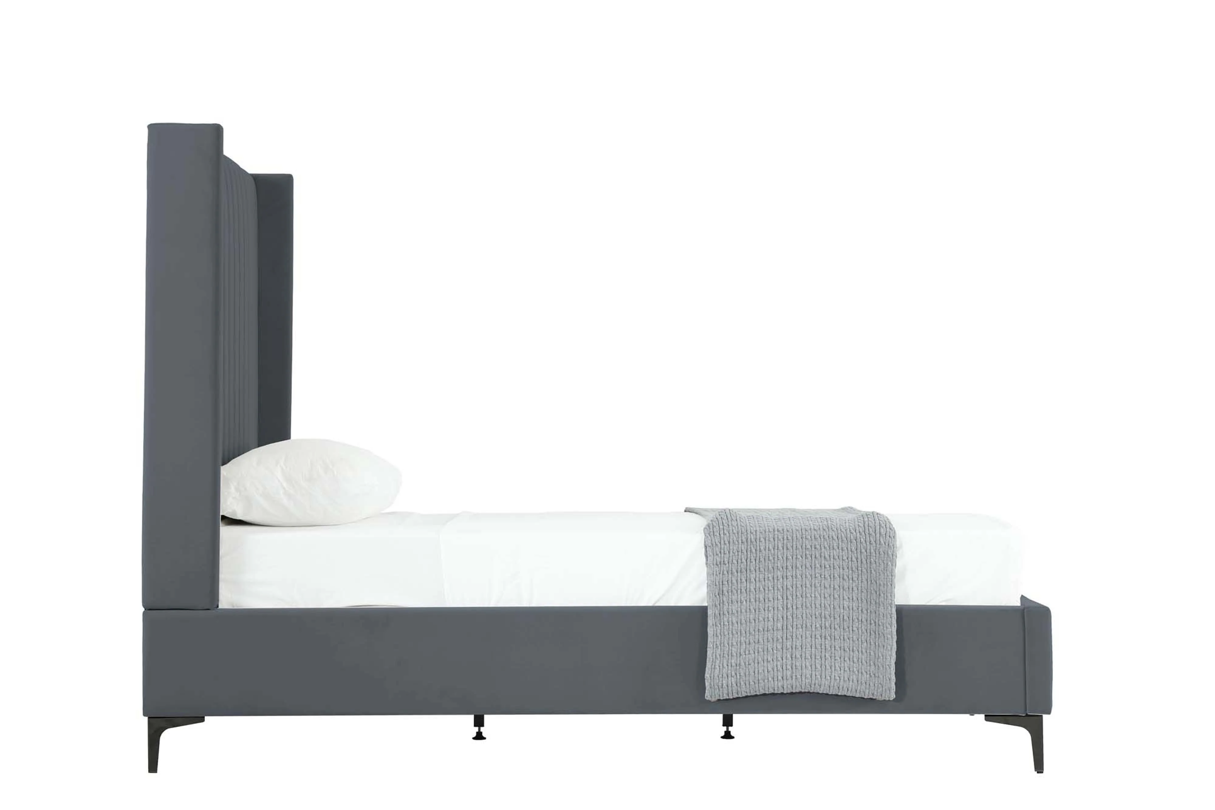 Promenade Twin-Size Bed in Grey - Image 8