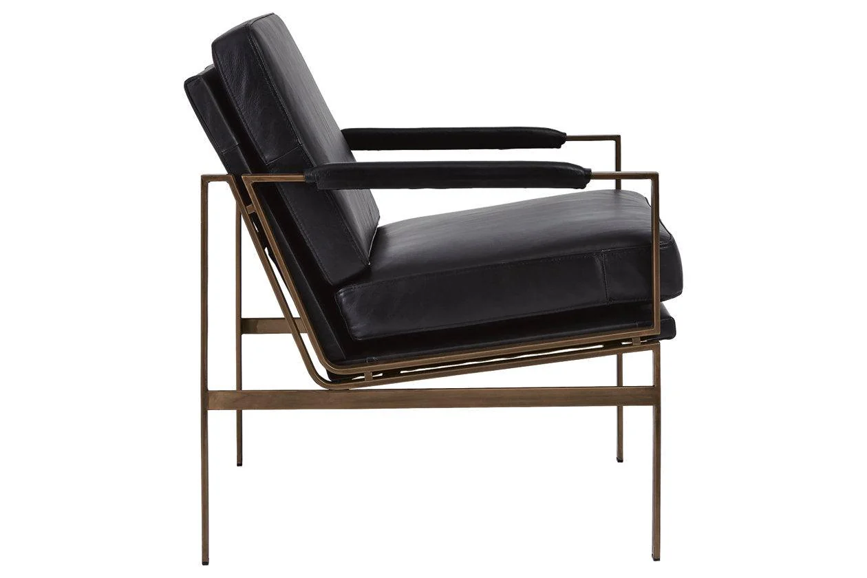 Puckman Black Accent Chair - Image 3