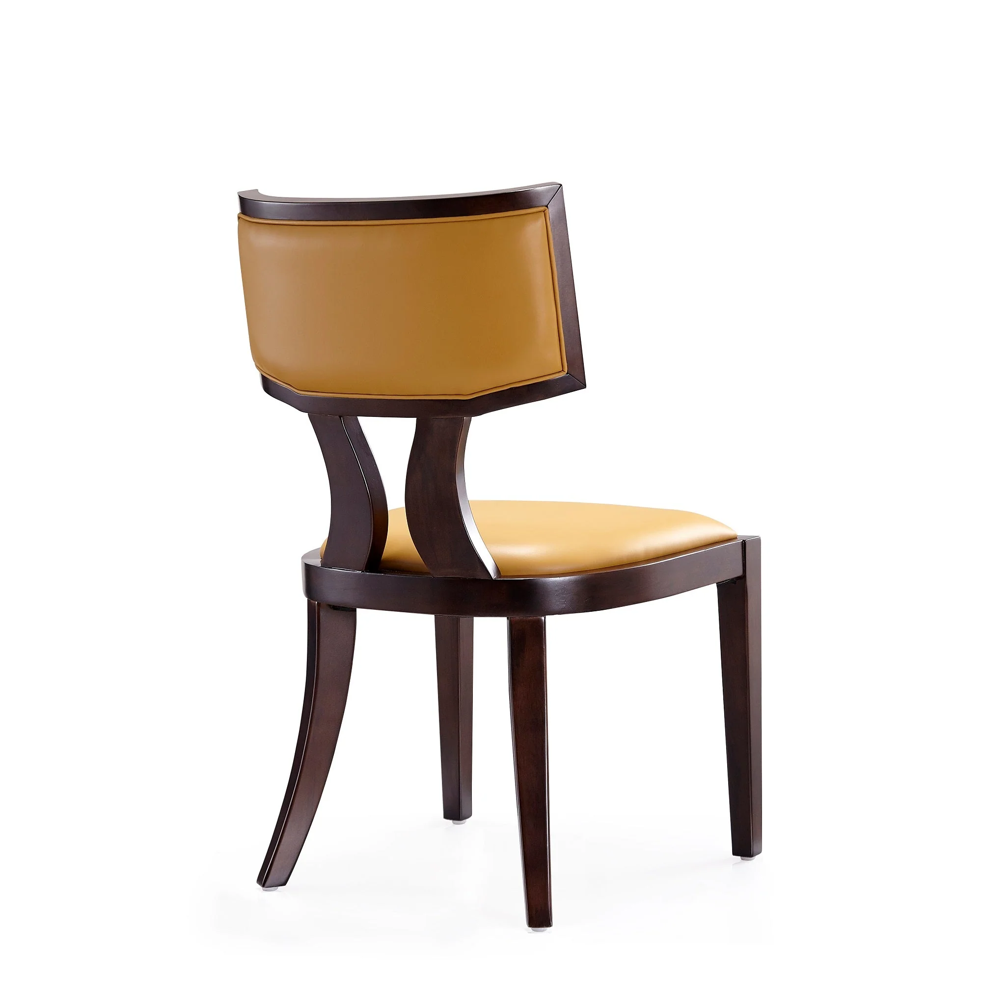 Pulitzer Dining Chair (Set of Two) in Camel and Walnut - Image 6