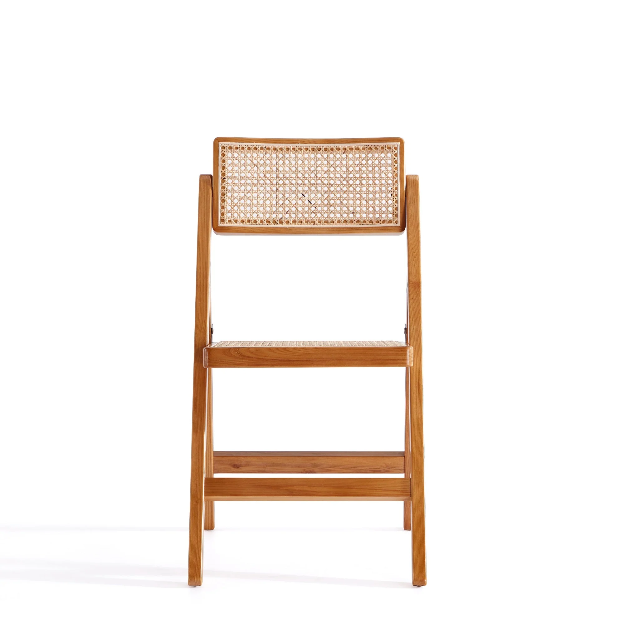 Pullman Folding Dining Chair in Nature Cane (set of 2) - Image 5