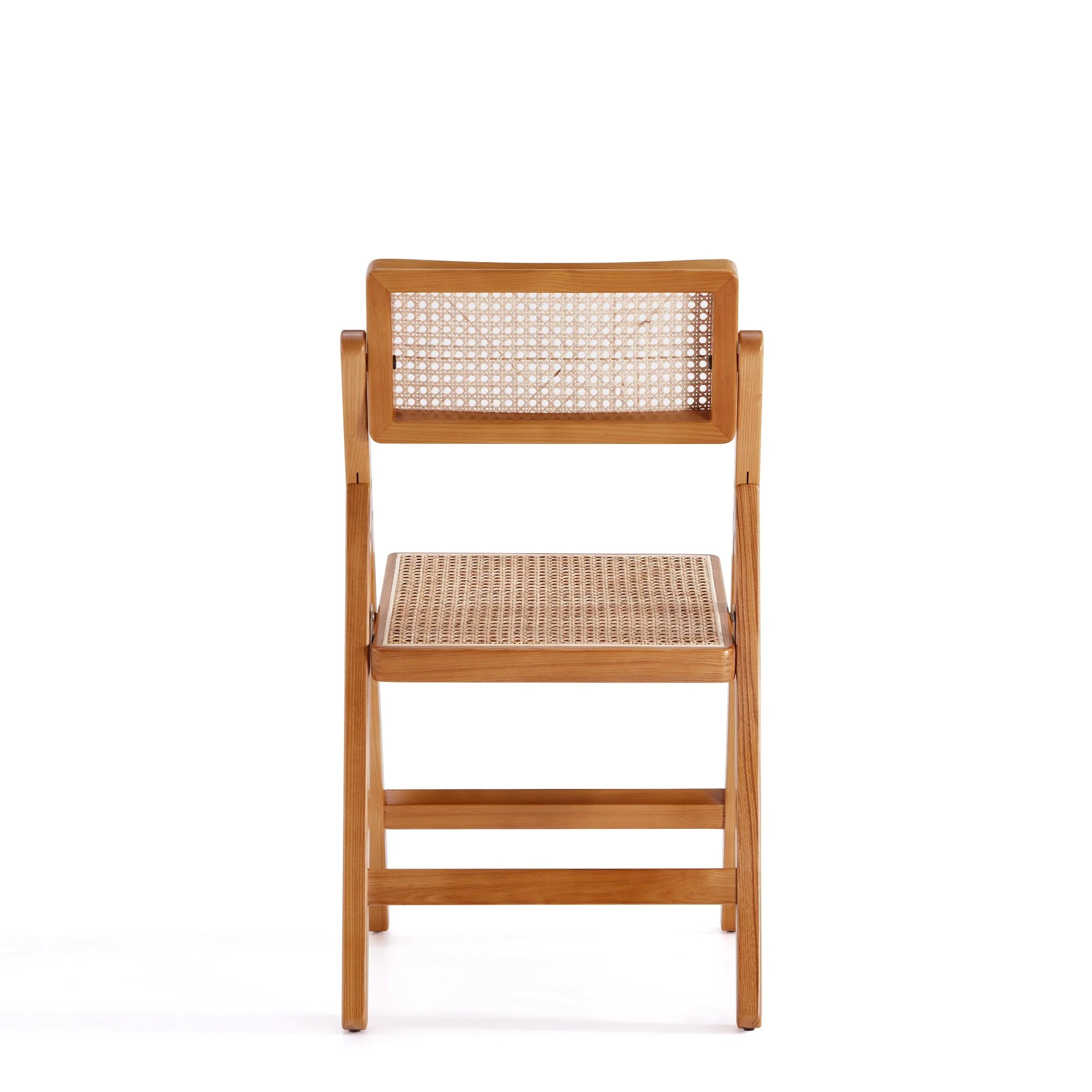 Pullman Folding Dining Chair in Nature Cane (set of 2) - Image 8