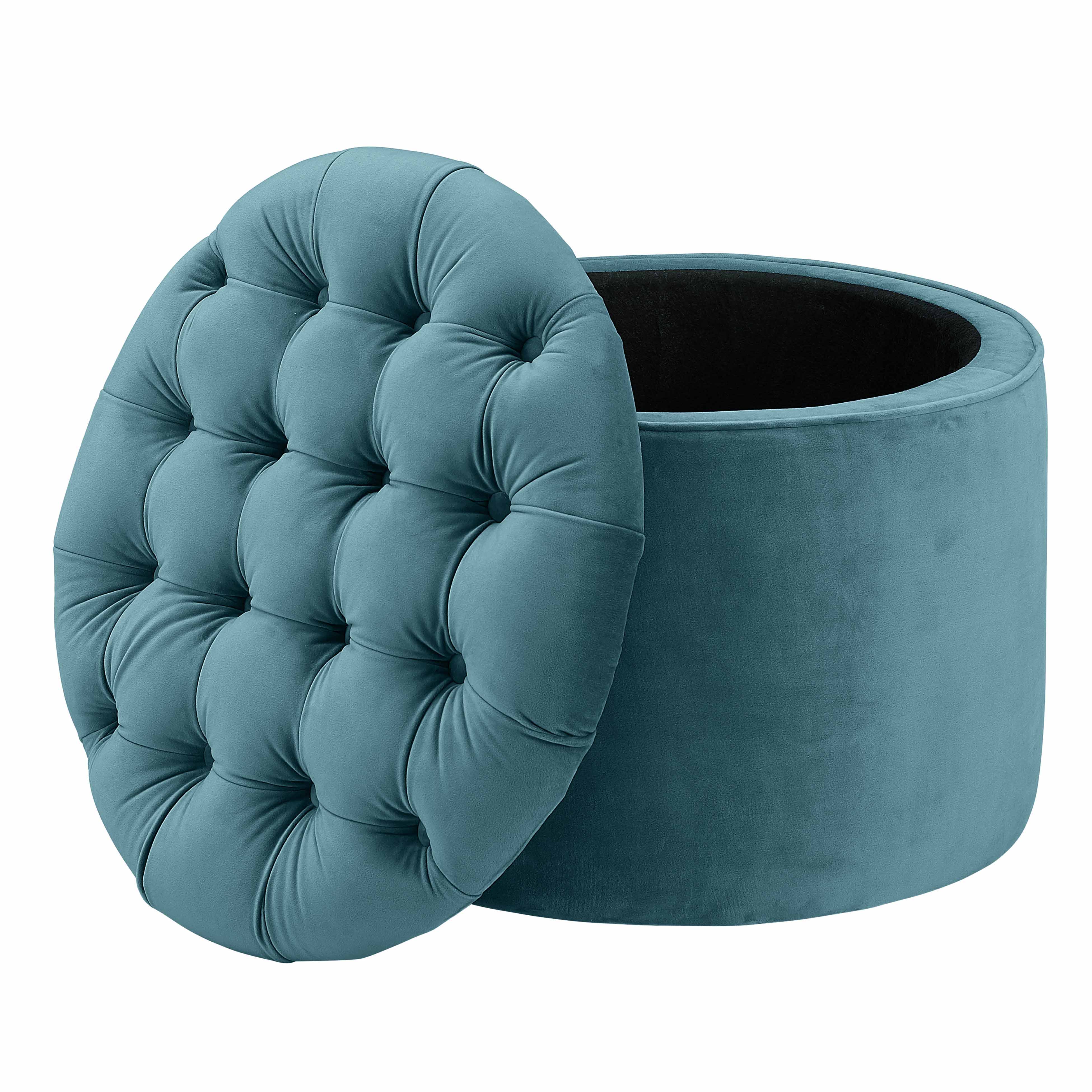 Queen Velvet Storage Ottoman - Image 18