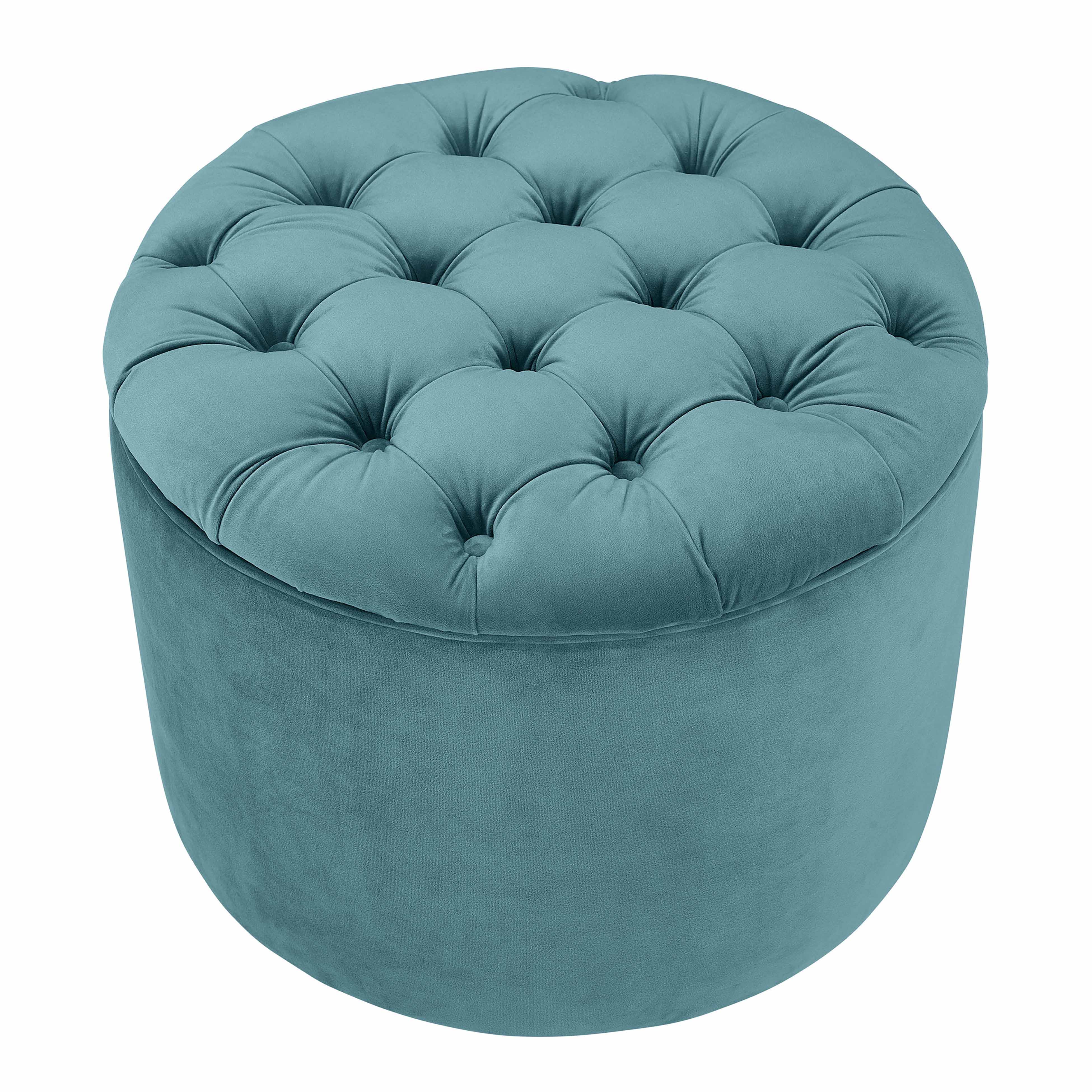 Queen Velvet Storage Ottoman - Image 19
