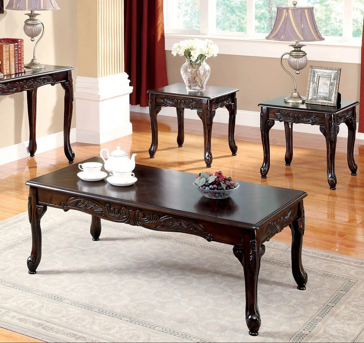 Quirino Light Brown/Dark Brown Sofa & Loveseat - Image 4