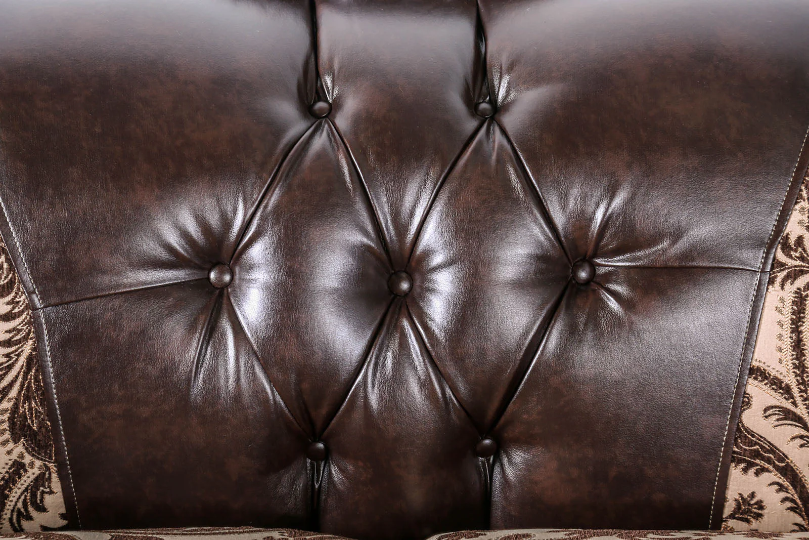 Quirino Light Brown/Dark Brown Sofa & Loveseat - Image 6