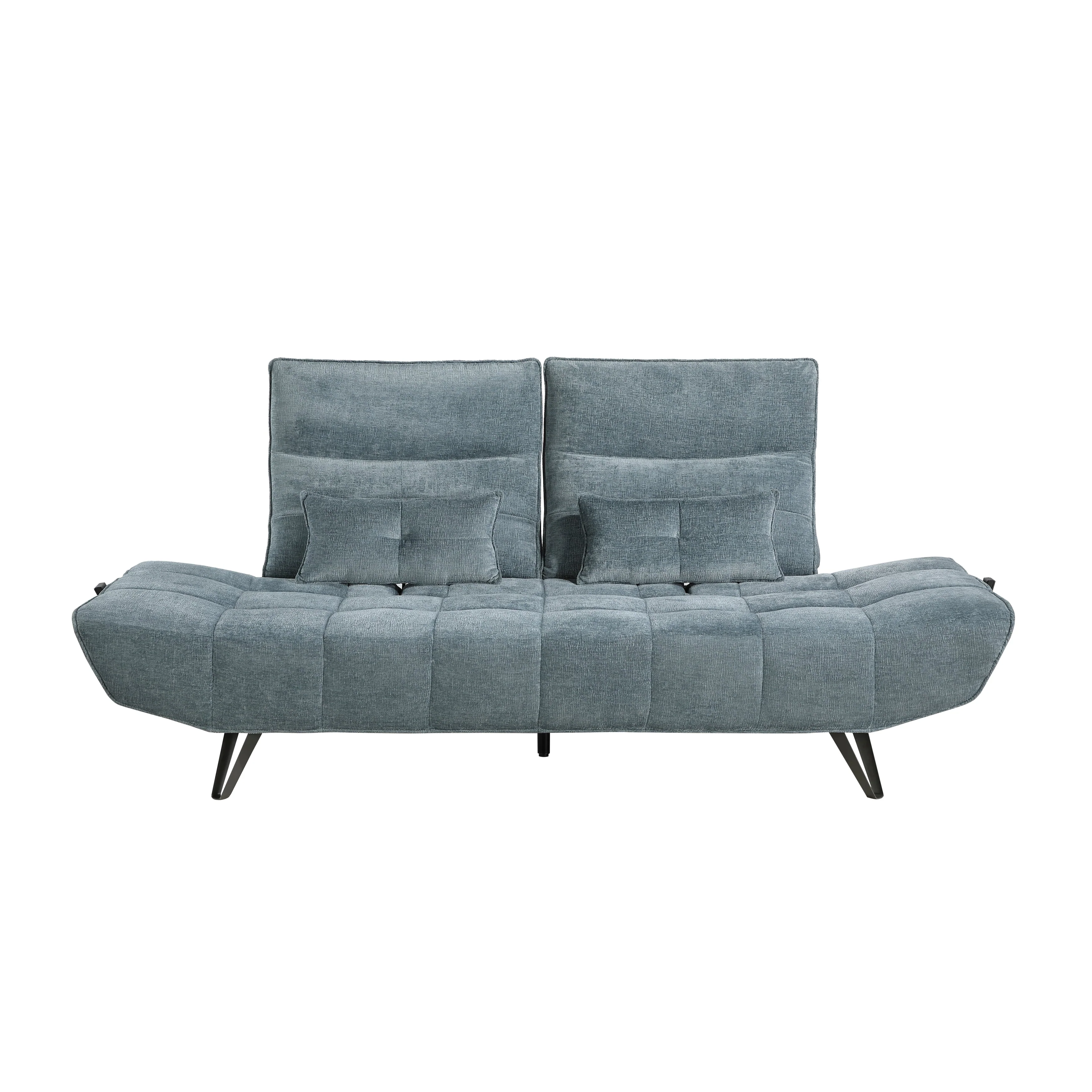 Quonsett Blue Sofa with Power Adjustable Seat - Image 3