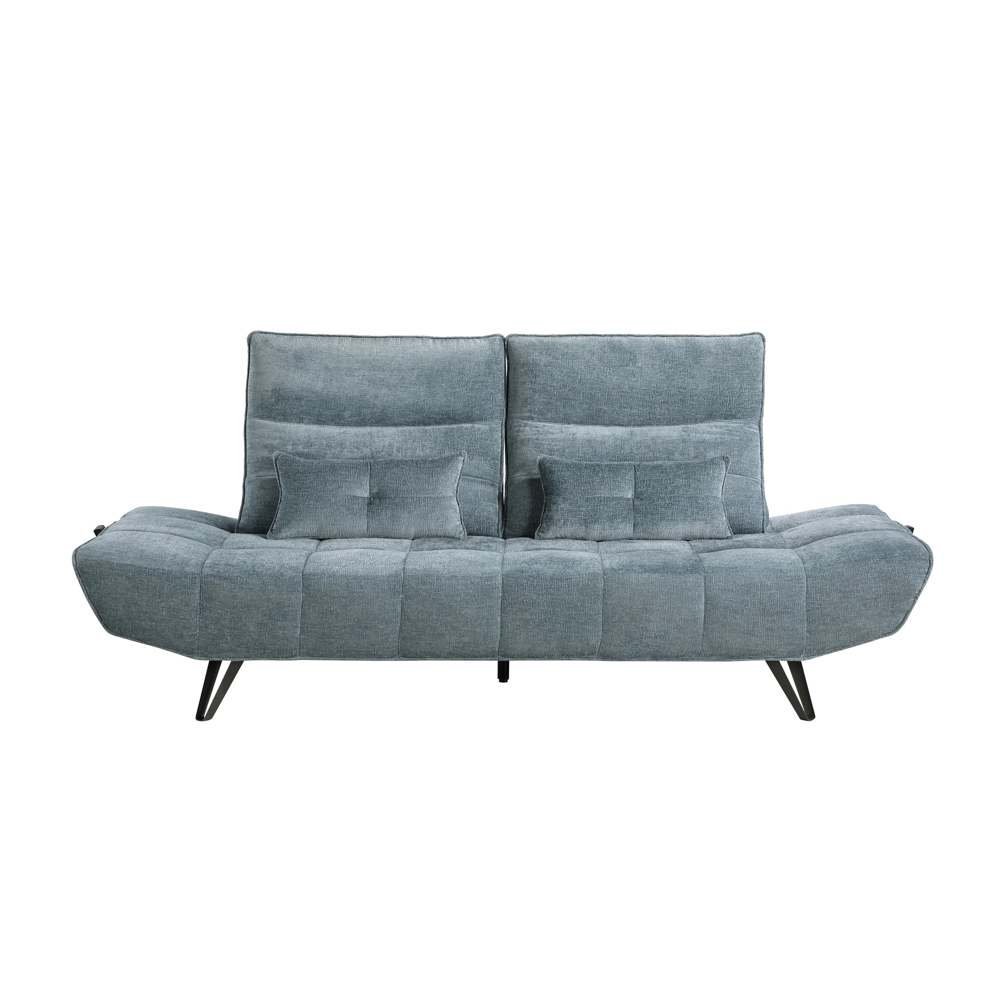Quonsett Blue Sofa with Power Adjustable Seat - Image 4
