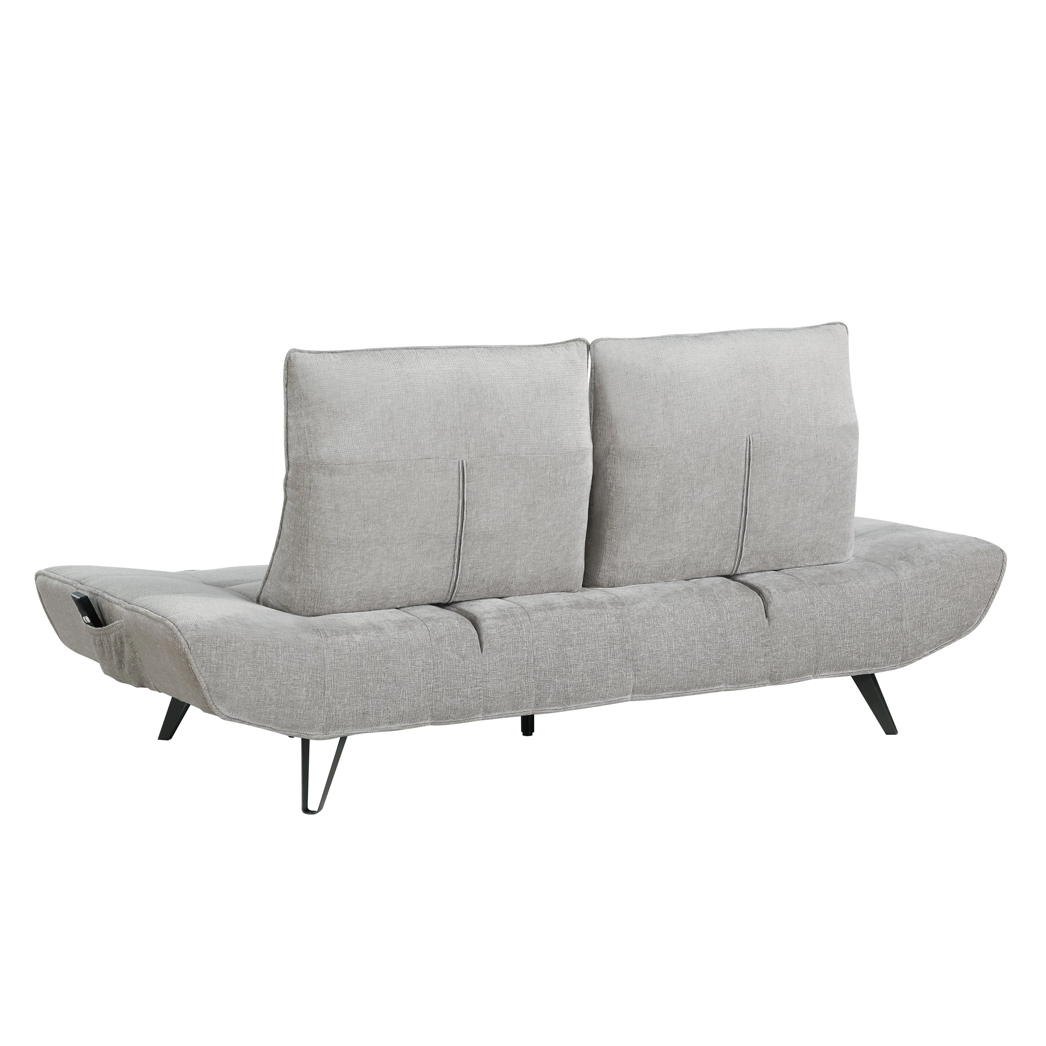 Quonsett Light Gray Sofa with Power Adjustable Seat - Image 10