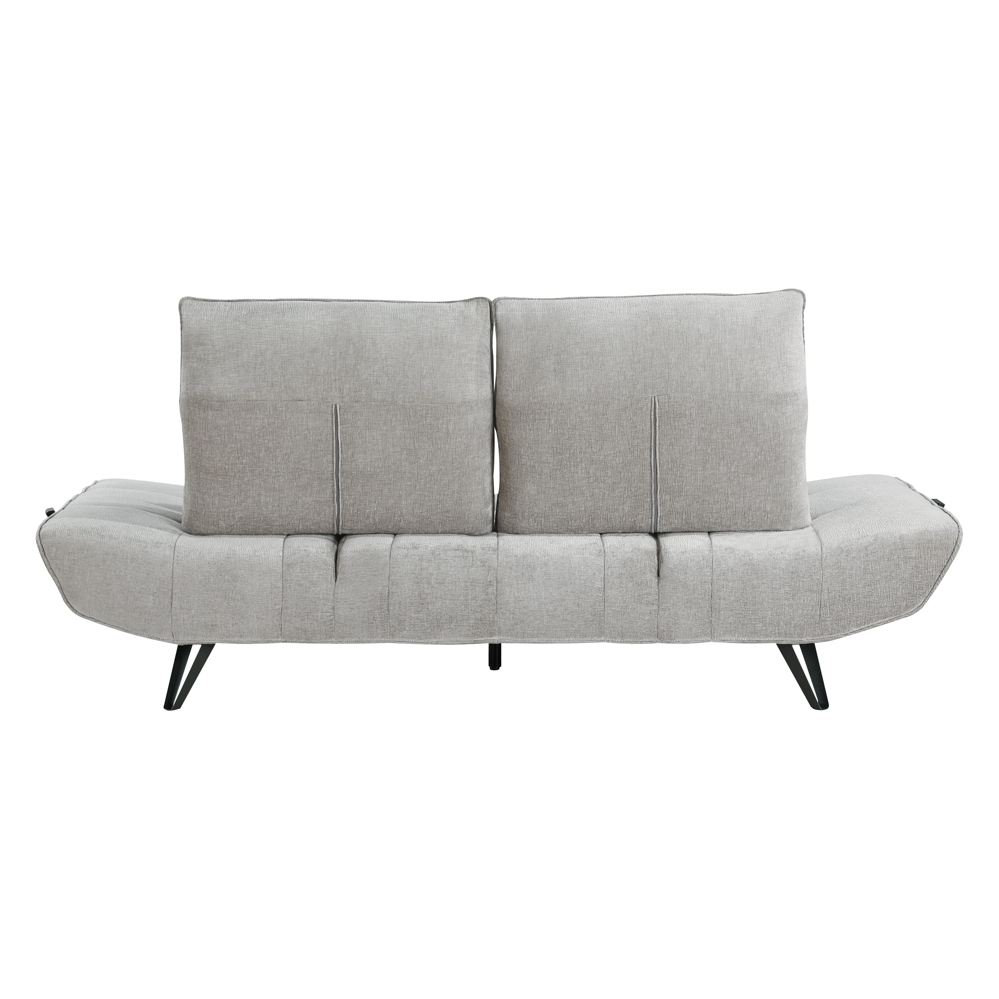 Quonsett Light Gray Sofa with Power Adjustable Seat - Image 12