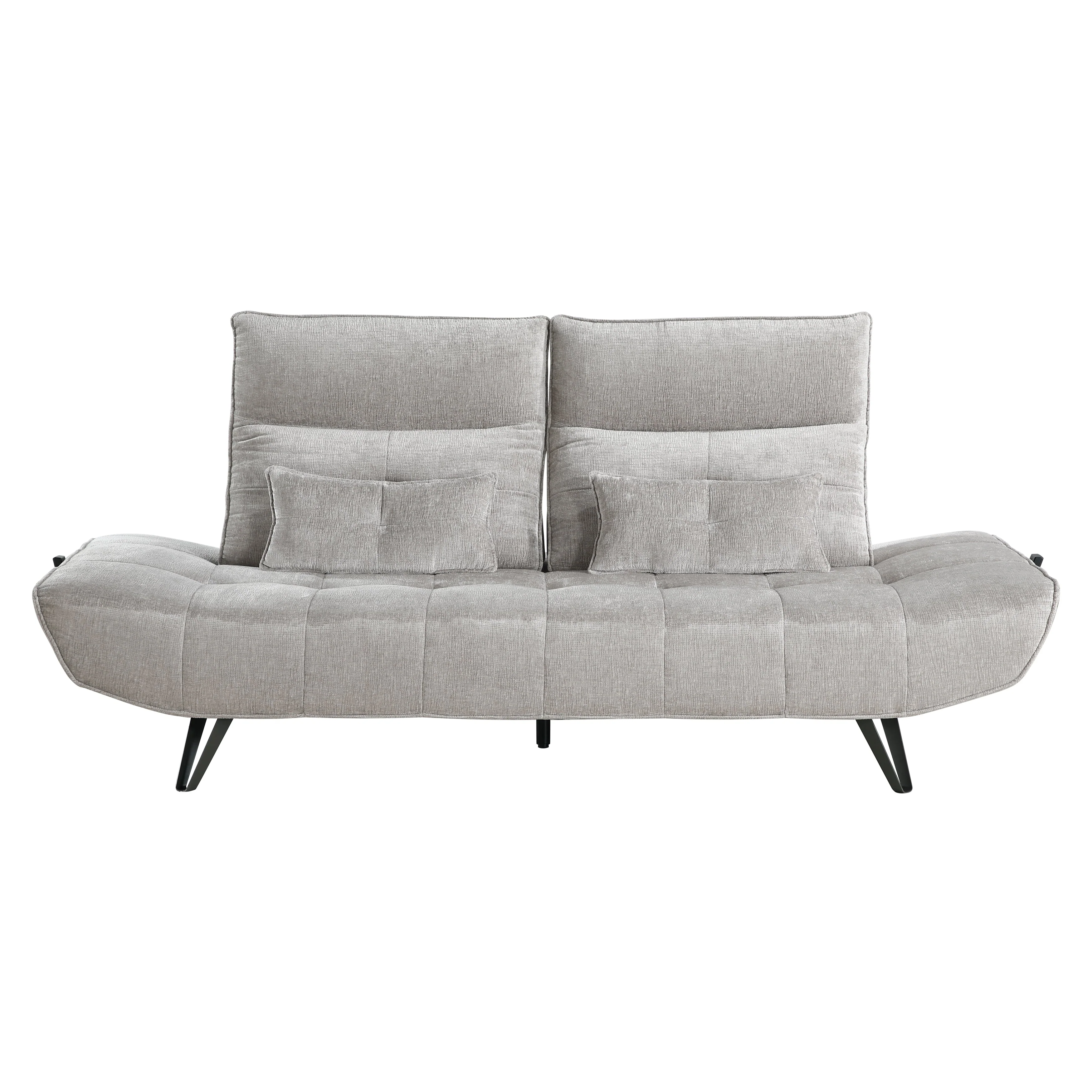 Quonsett Light Gray Sofa with Power Adjustable Seat - Image 2