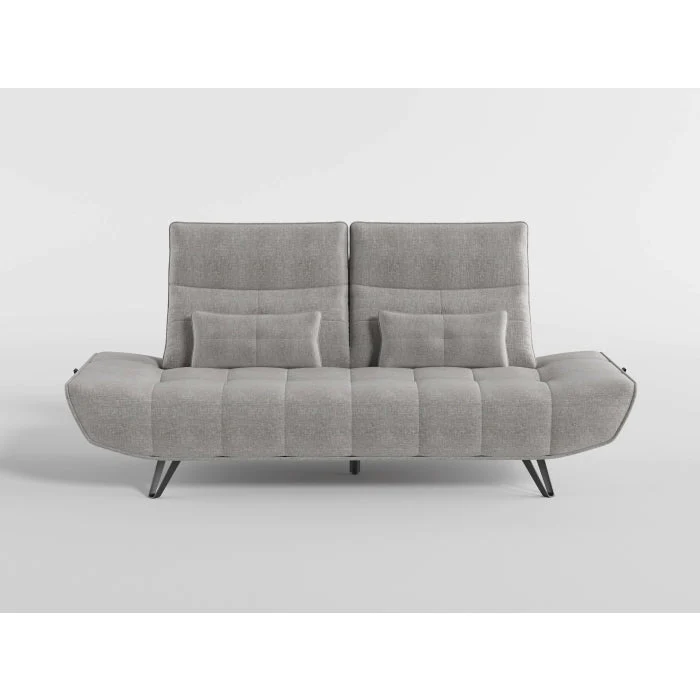 Quonsett Light Gray Sofa with Power Adjustable Seat - Image 3