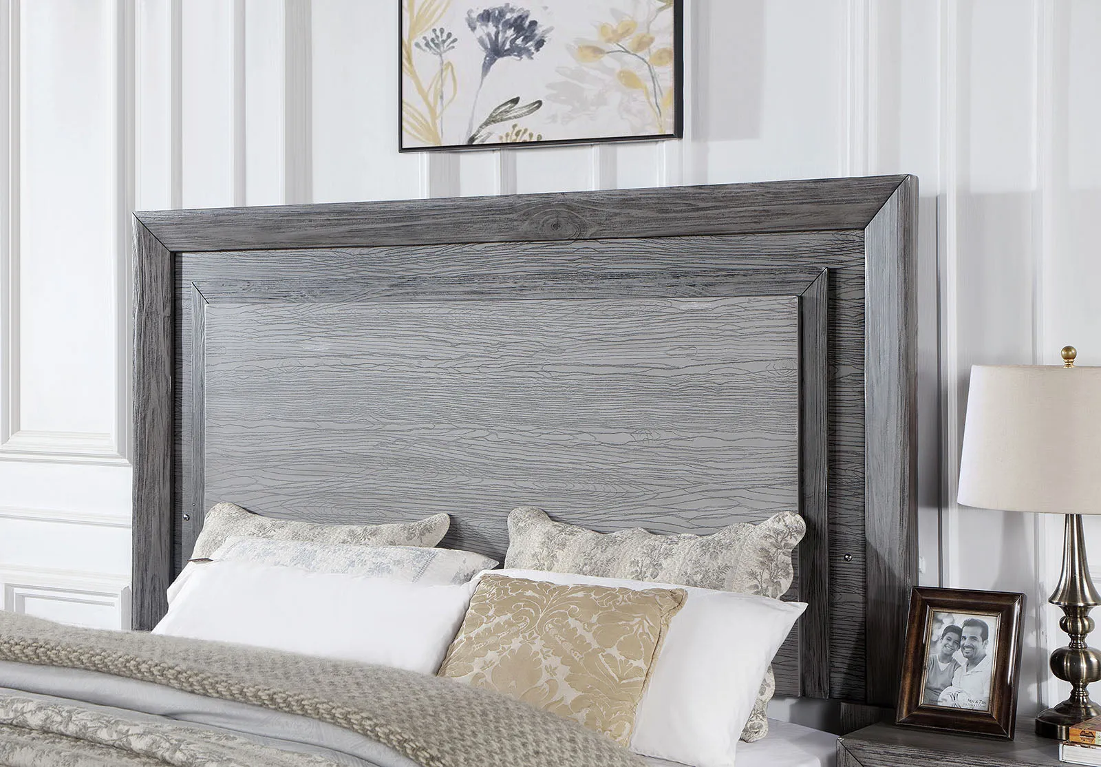 Raiden Gray Queen Bed - Image 3