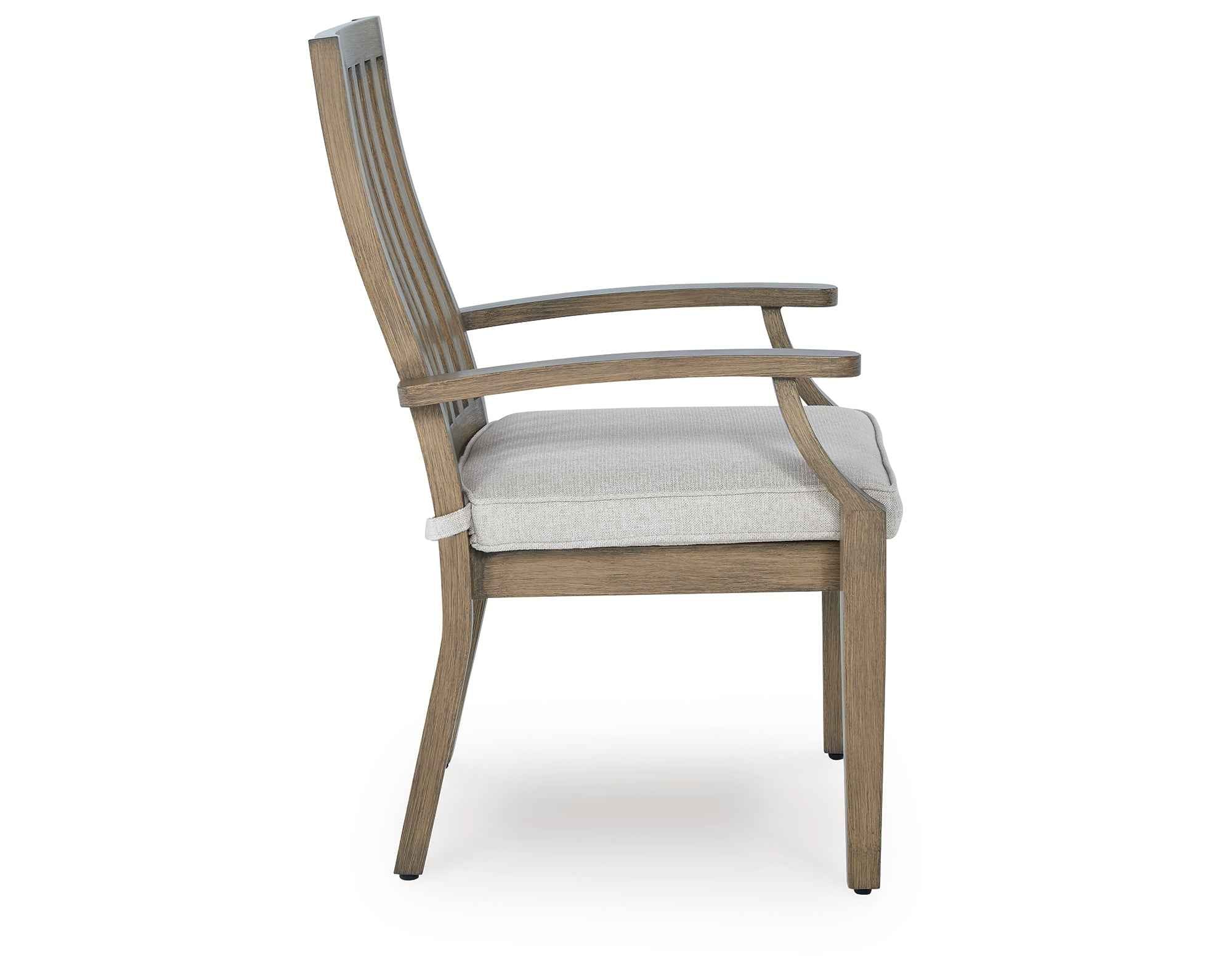 Rainier Ranch Brown/Beige Outdoor Arm Chair with Cushion (Set of 2) - Image 11