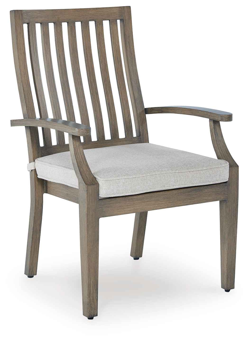 Rainier Ranch Brown/Beige Outdoor Arm Chair with Cushion (Set of 2) - Image 2