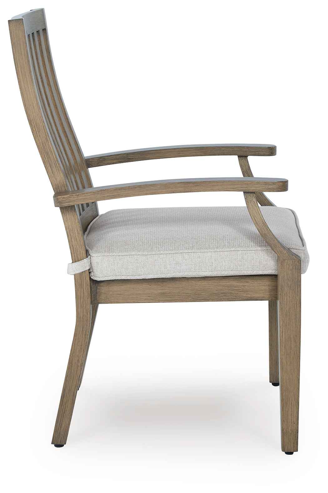 Rainier Ranch Brown/Beige Outdoor Arm Chair with Cushion (Set of 2) - Image 4