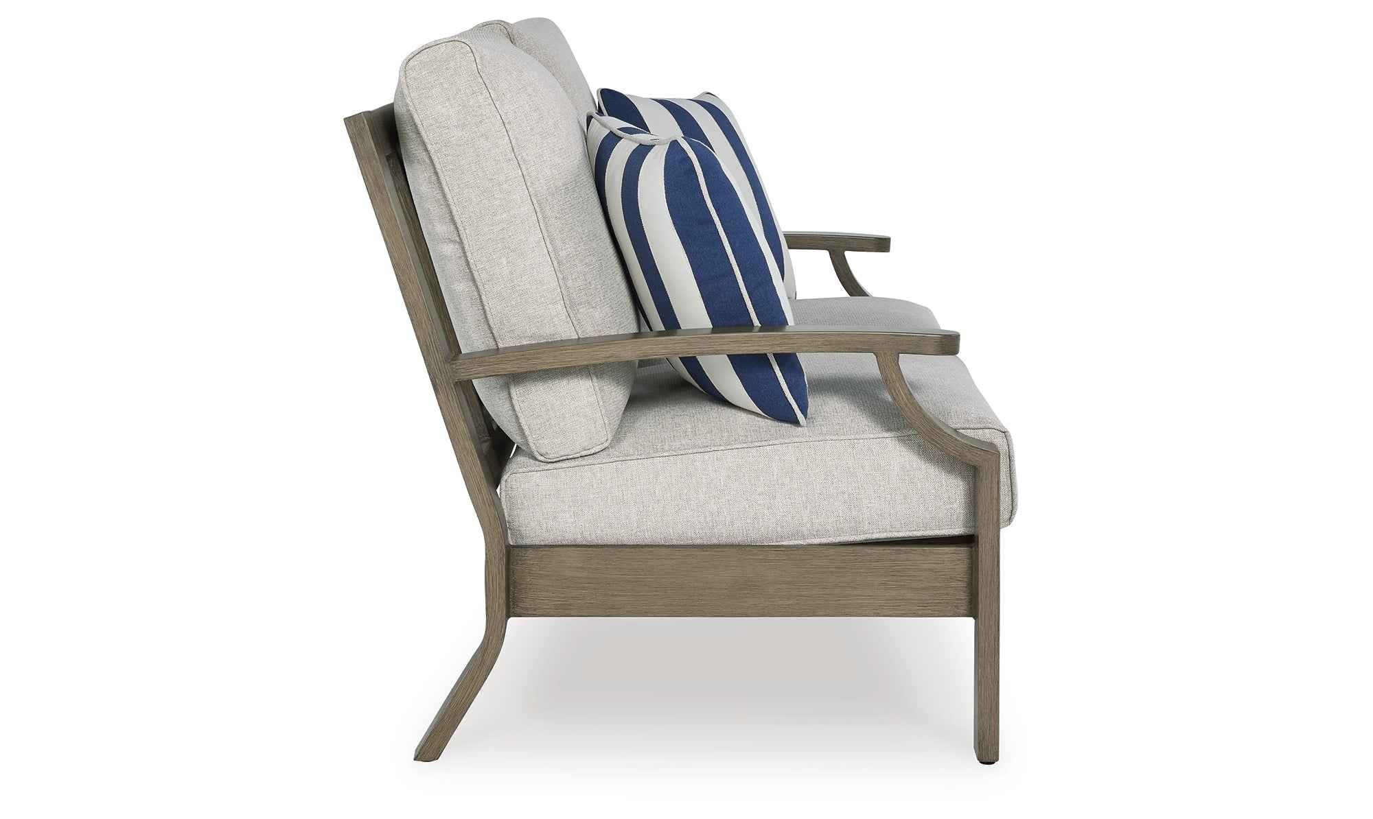 Rainier Ranch Brown/Beige Outdoor Sofa and Loveseat - Image 15