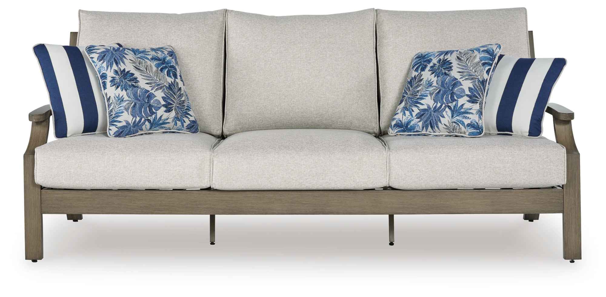 Rainier Ranch Brown/Beige Outdoor Sofa and Loveseat - Image 17