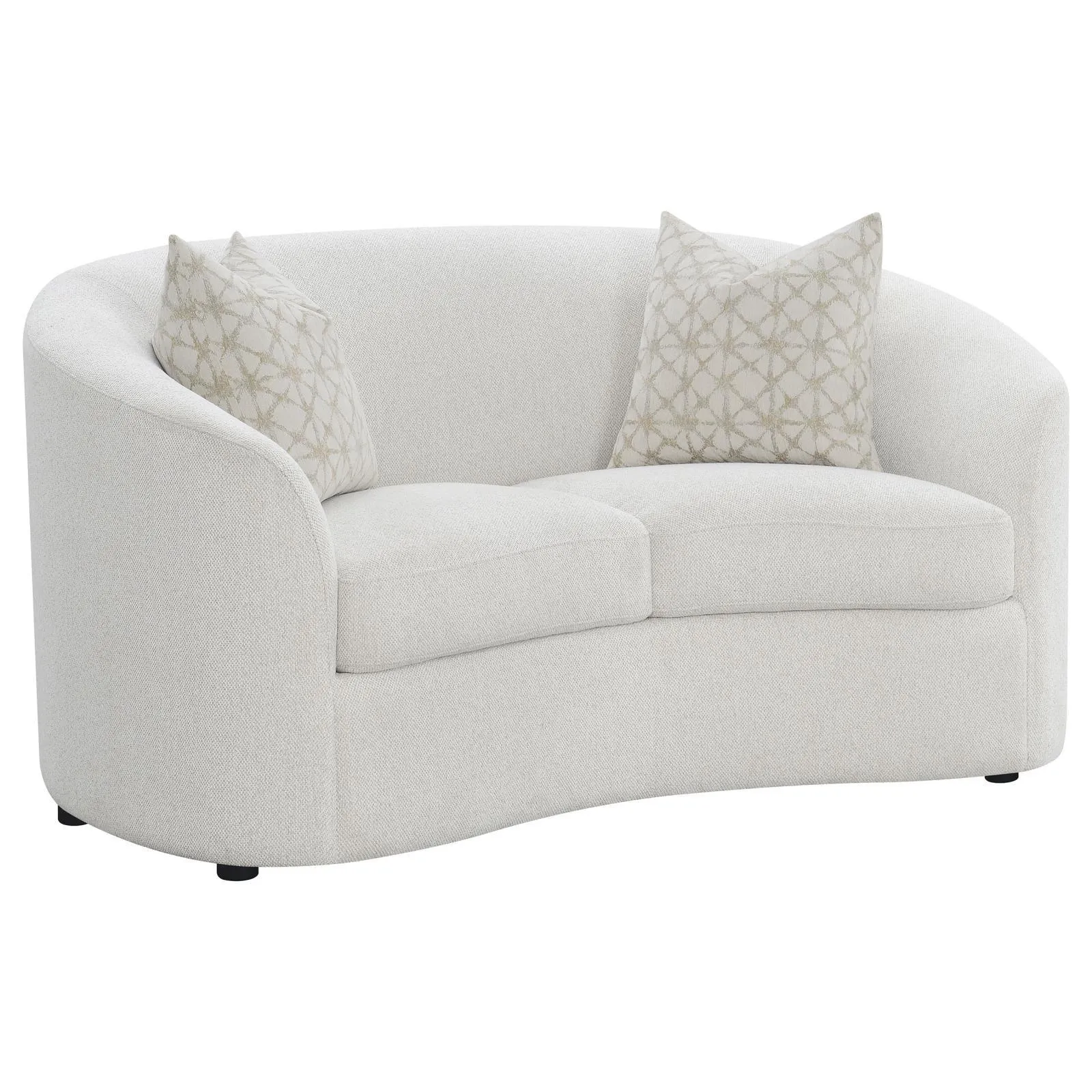 Rainn Latte 2-Piece Upholstered Tight Back Living Room Set - Image 6