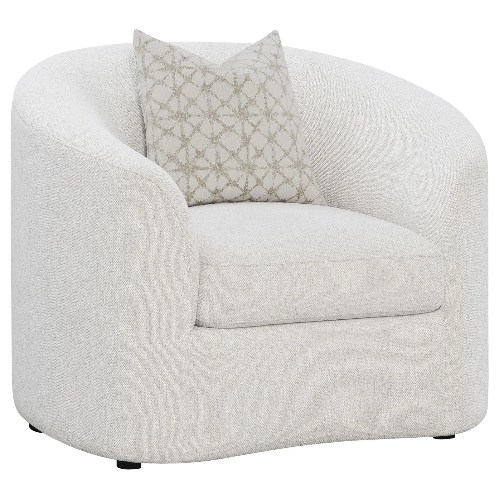 Rainn Latte Upholstered Tight Back Living Room Set - Image 9