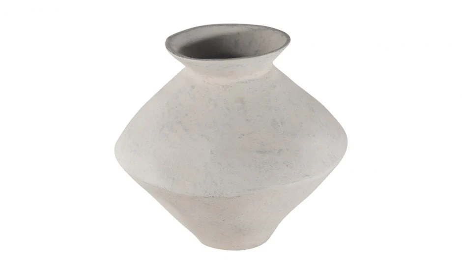 Raja Medium Decorative Vessel White - Image 5