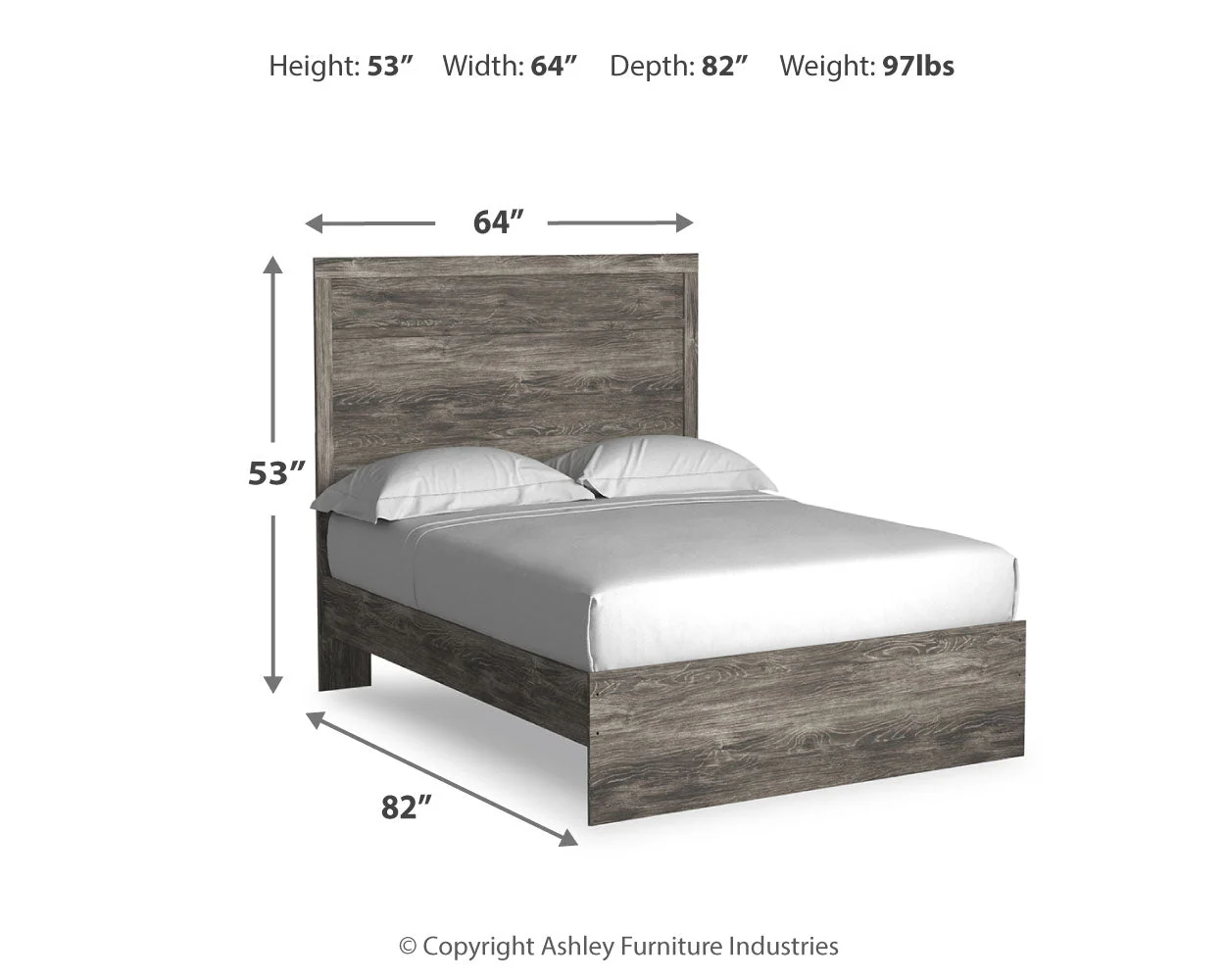 Ralinksi Gray Panel Bedroom Set - Image 25