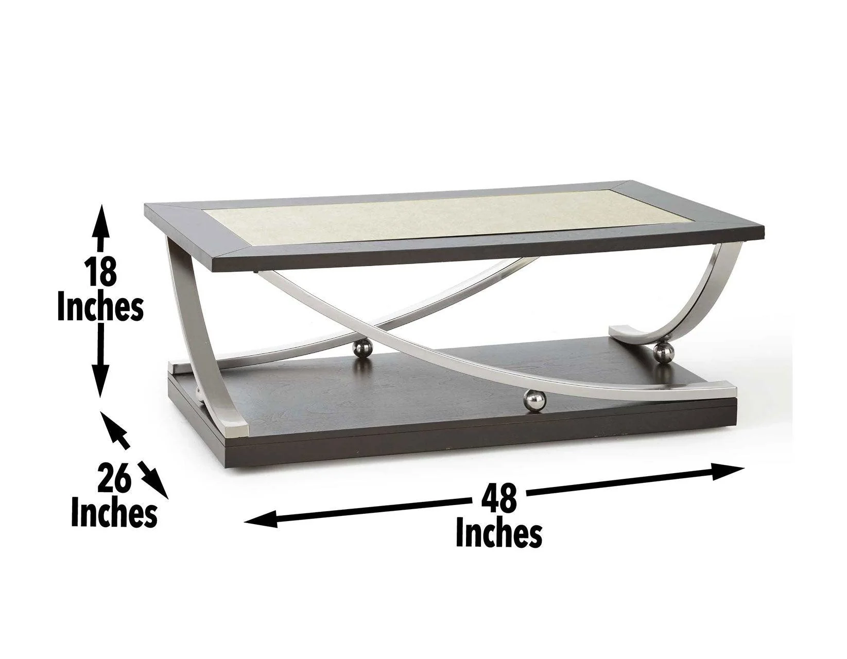 Ramsey Cocktail Table W/Casters - Image 2