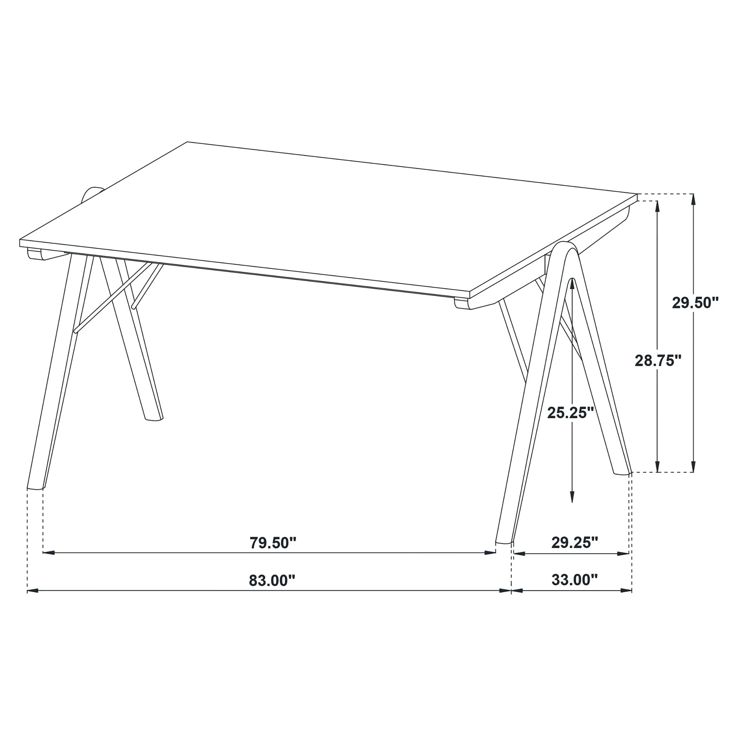 Randolph Sheesham/Brown 5-piece Rectangular Dining Room Set - Image 15