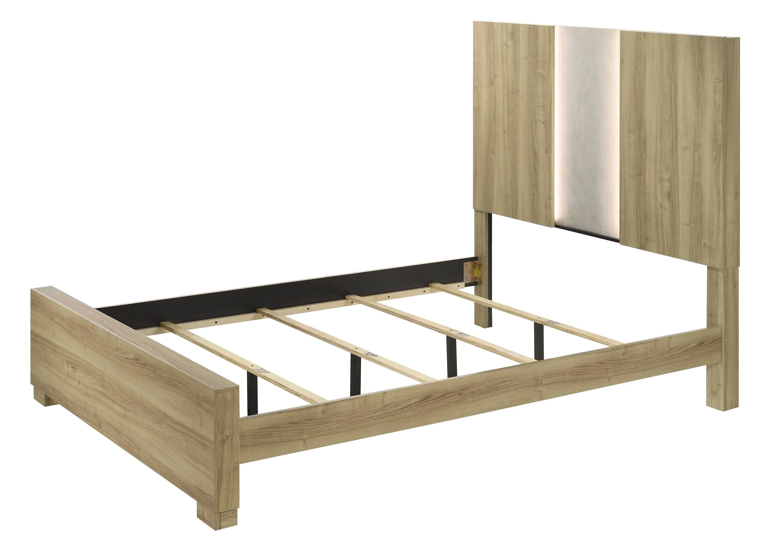 Rangley Driftwood King LED Panel Bed - Image 2