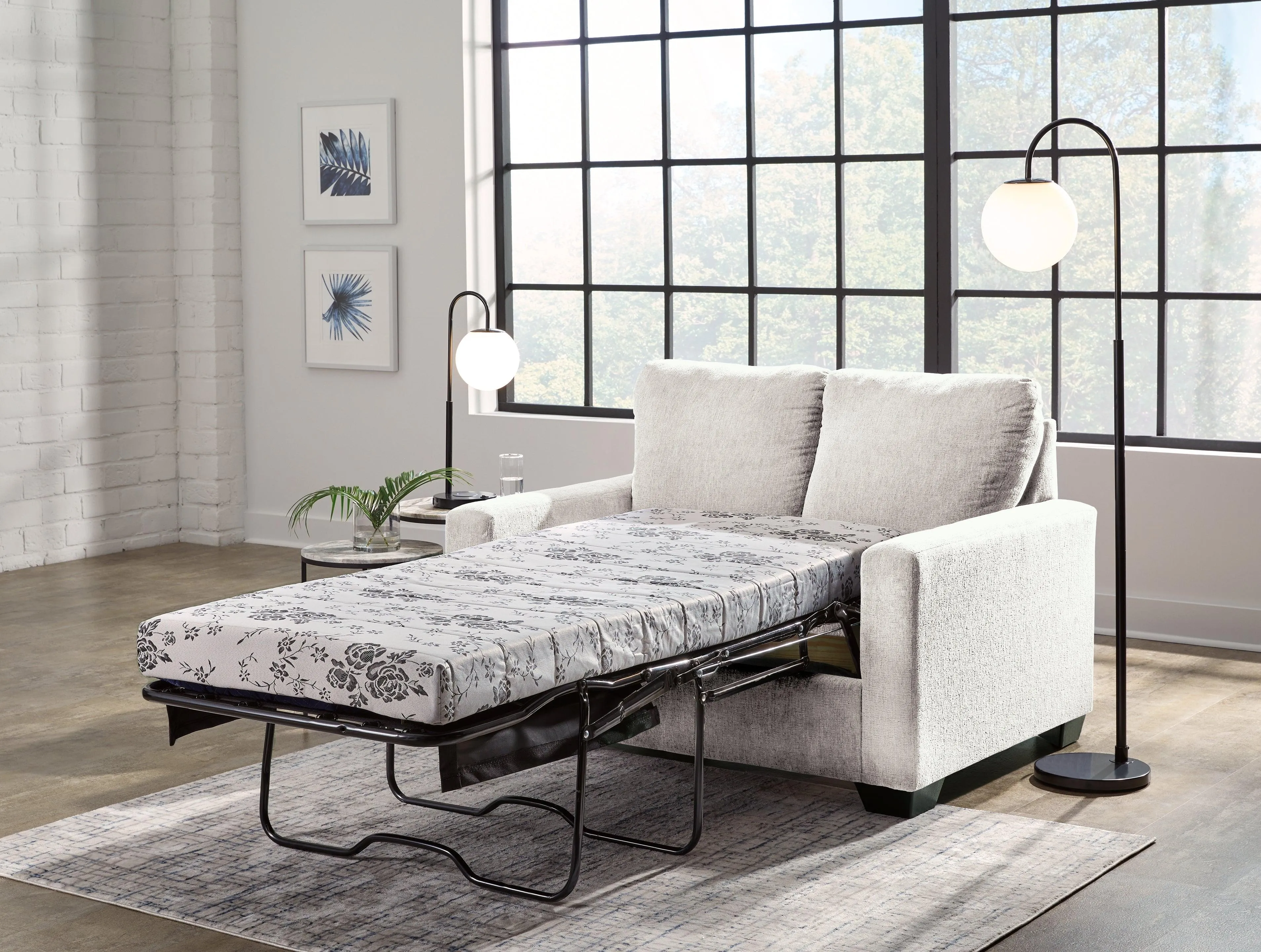 Rannis Snow Twin Sofa Sleeper - Image 7