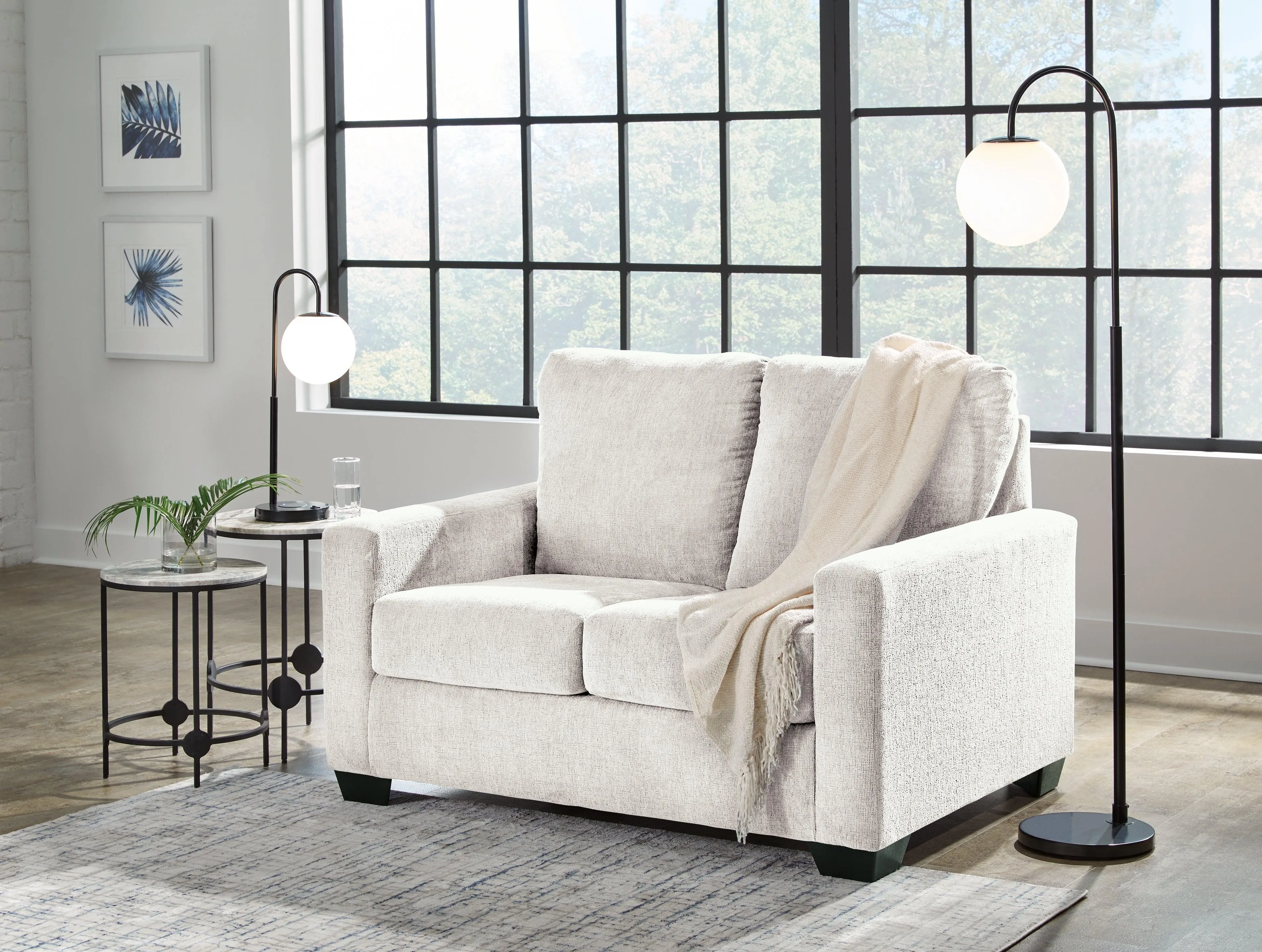 Rannis Snow Twin Sofa Sleeper - Image 9