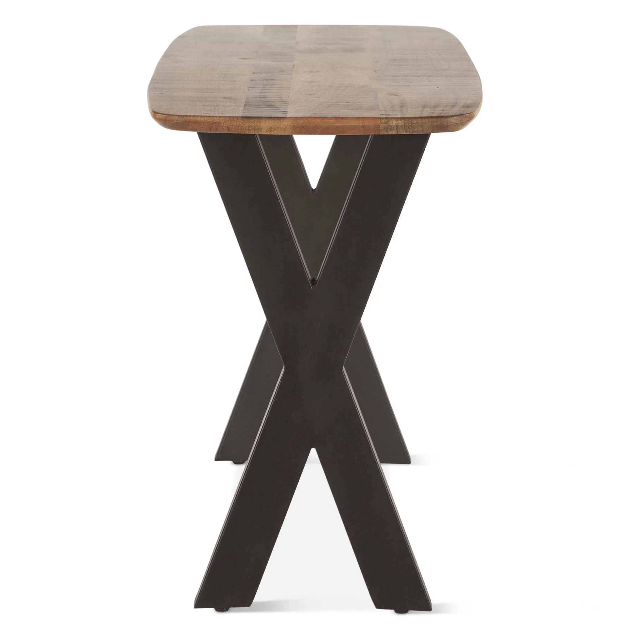 Rapallo 52" Console Table in Natural Mango Wood - Image 4