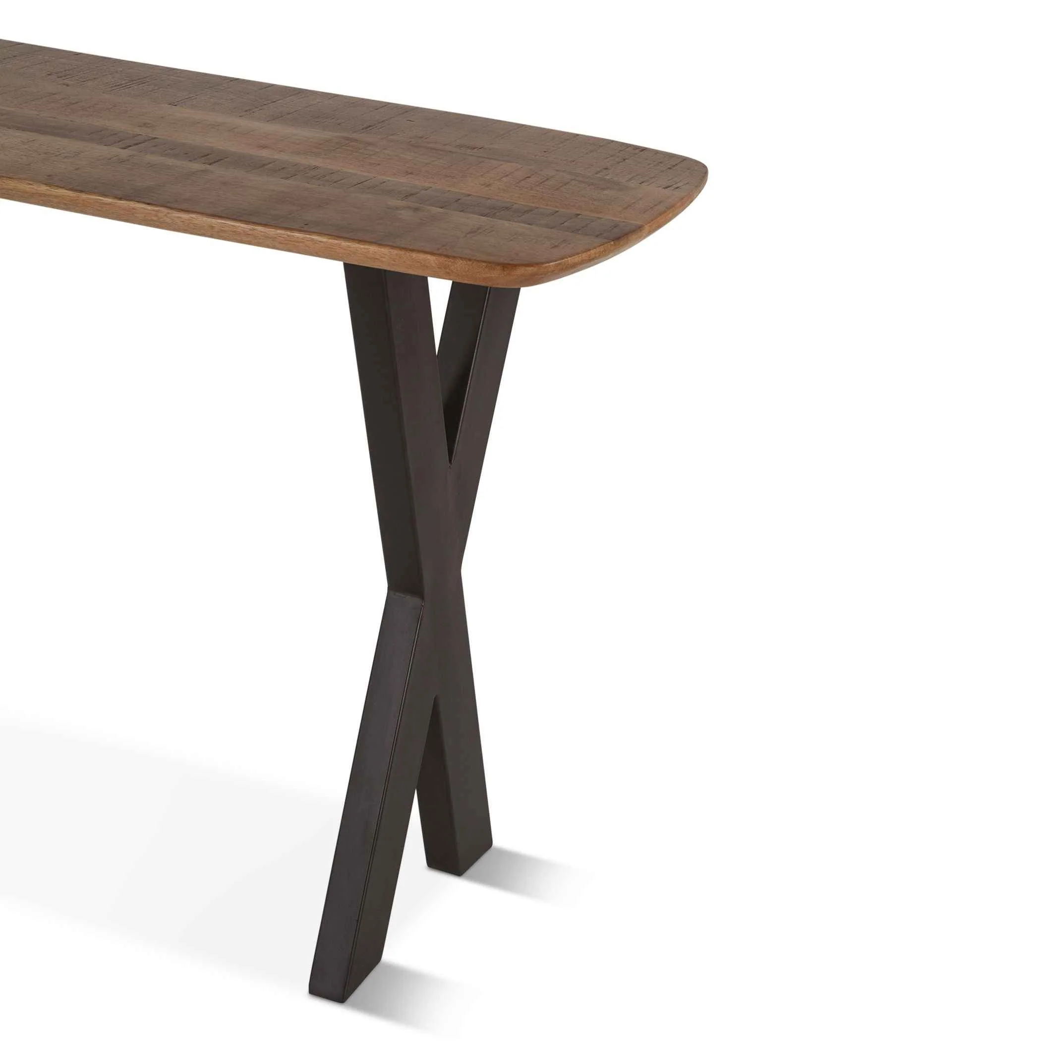 Rapallo 52" Console Table in Natural Mango Wood - Image 5