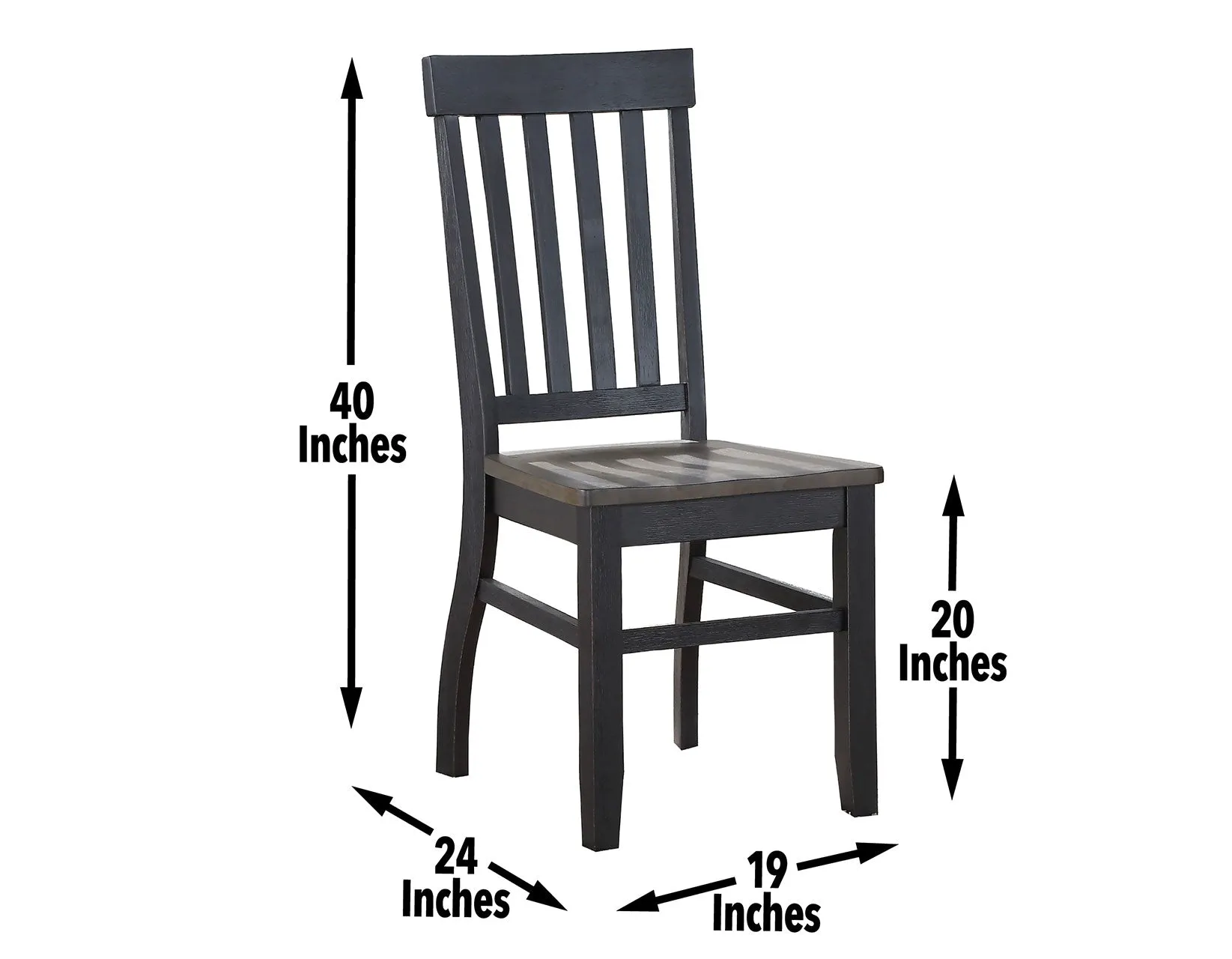 Raven Noir Ebony/Driftwood Dining Room Set - Image 6