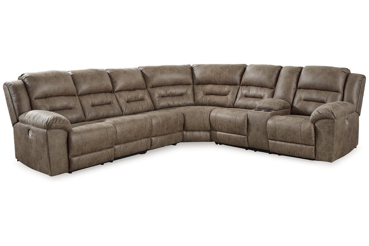 Ravenel Fossil 4-Piece Power Reclining Sectional - Image 6