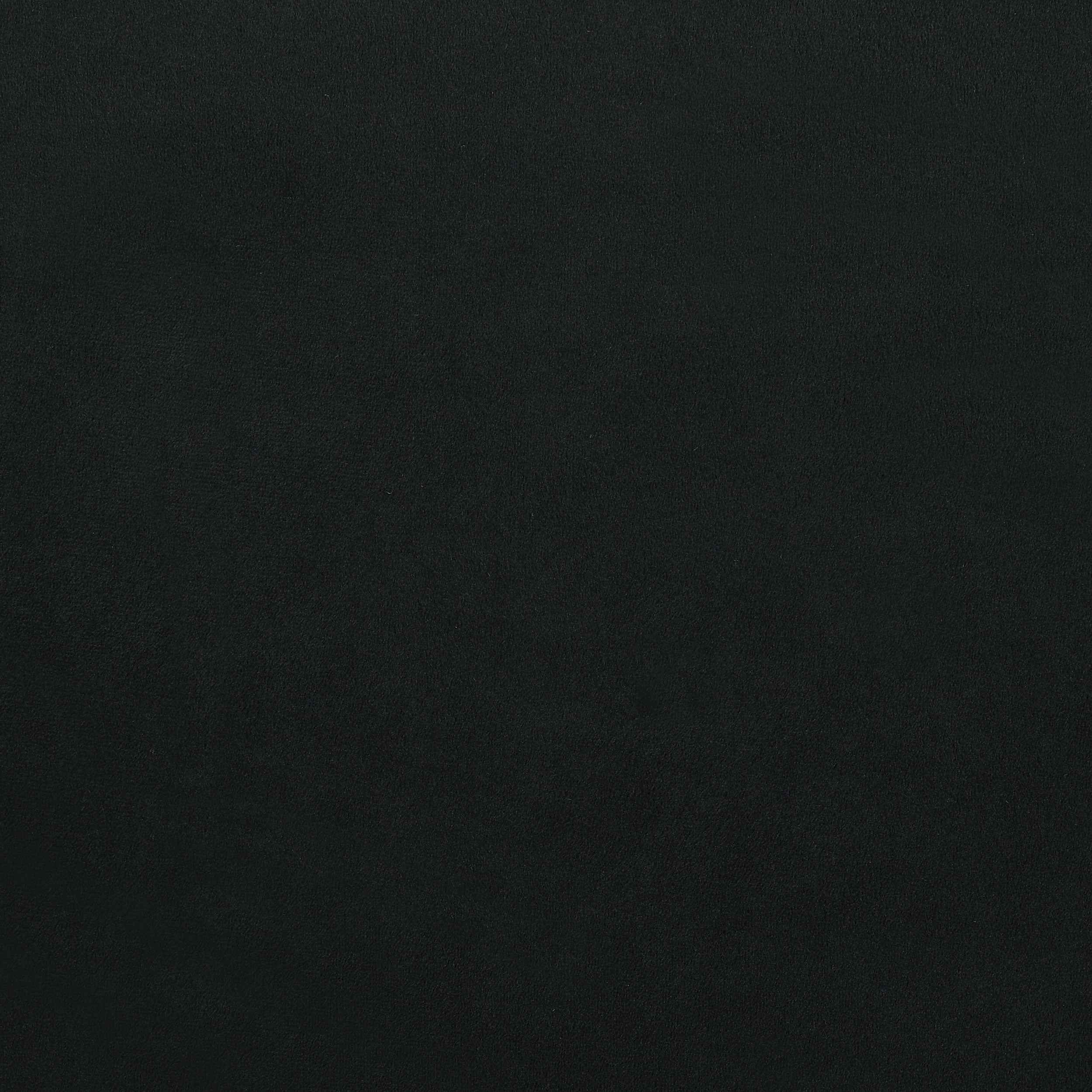 Ravenne Black Velvet Upholstered Queen LED Panel Bed - Image 8