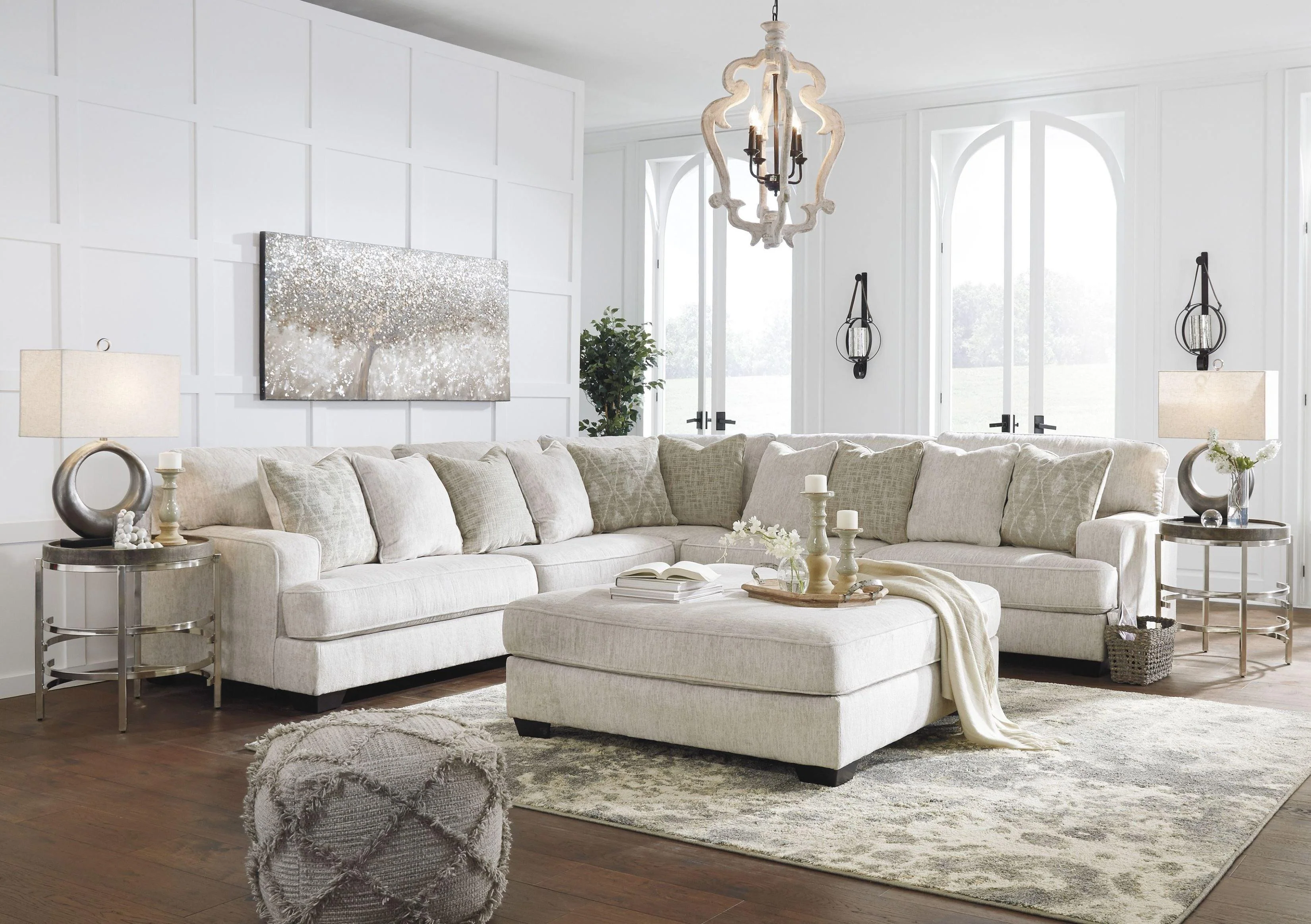Rawcliffe Parchment 3-Piece Sectional - Image 2