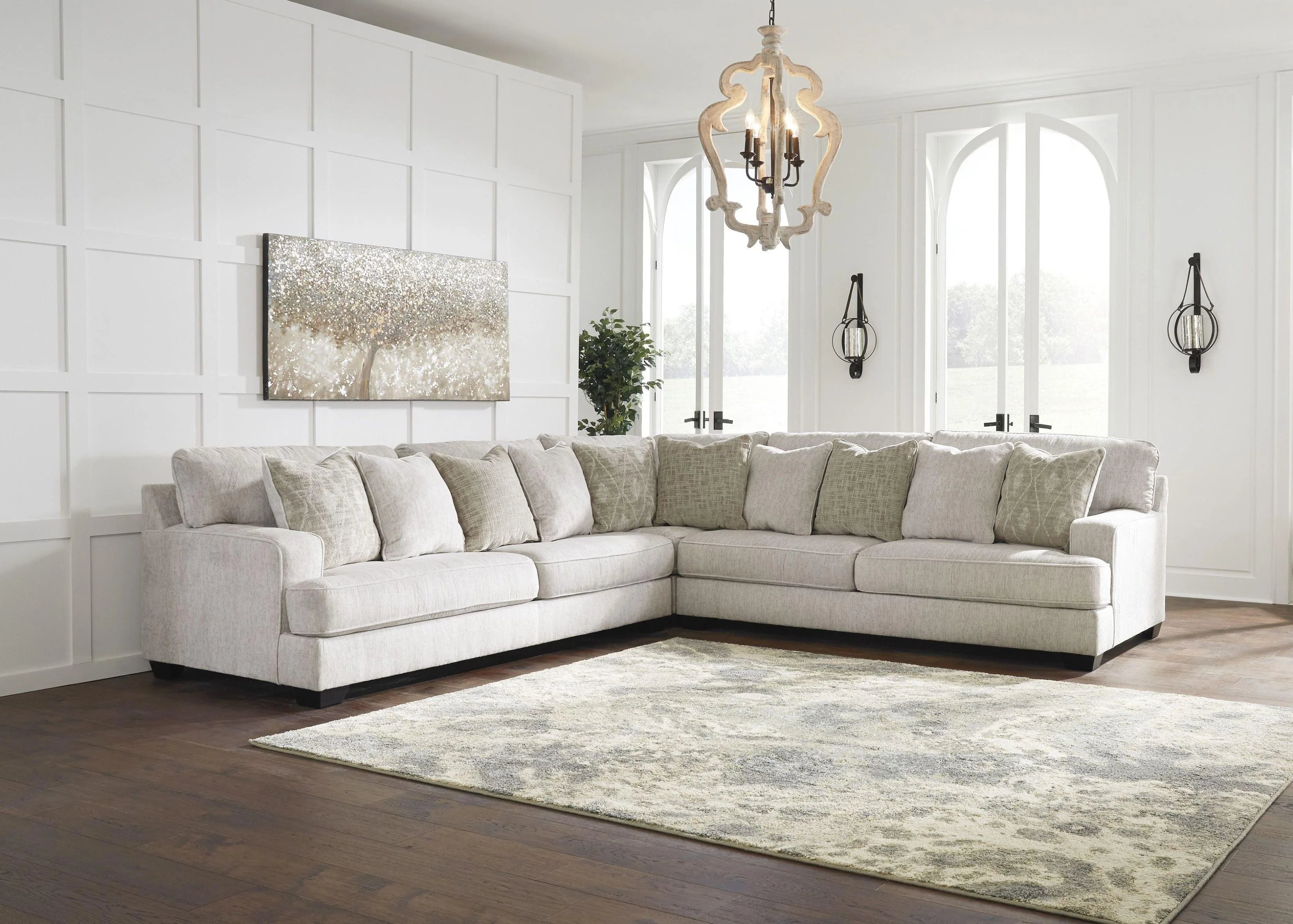 Rawcliffe Parchment 3-Piece Sectional - Image 4