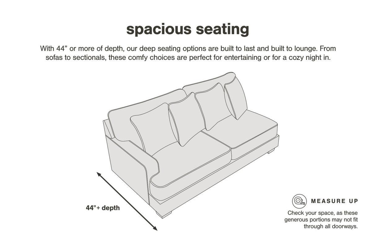Rawcliffe Parchment 3-Piece Sectional - Image 9