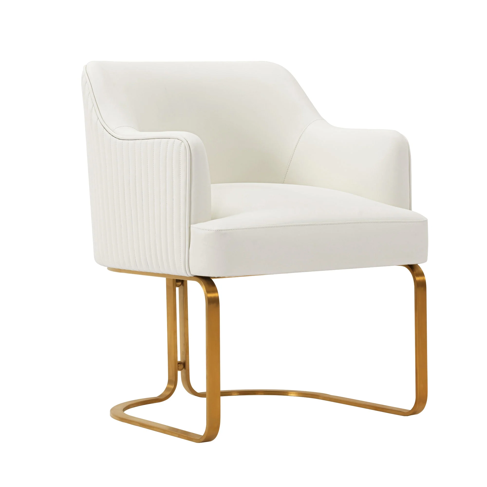 Raya Dining Armchair in Cream (set of 2) - Image 11