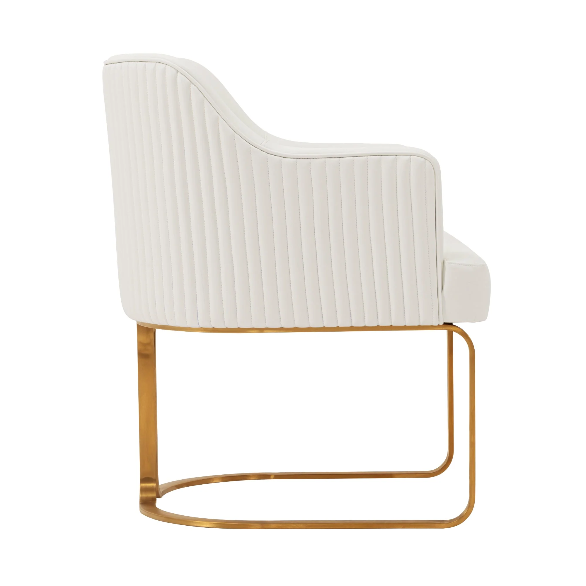 Raya Dining Armchair in Cream (set of 2) - Image 6